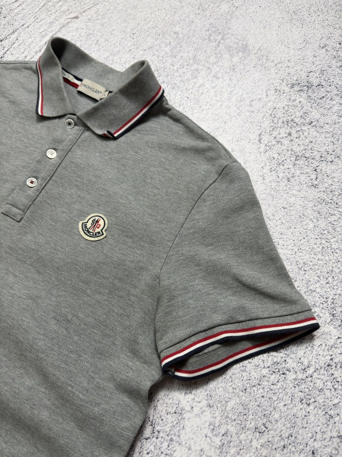Moncler Moncler Maglia Polo Manica Corta Shirt Old Money Style Sz M Size US M / EU 48-50 / 2 - 4 Thumbnail