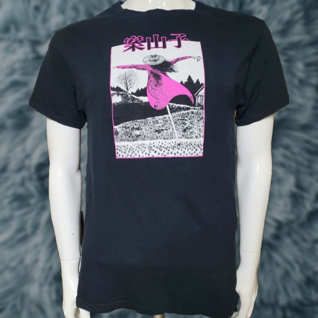 Vintage Junji Ito Collection Horror Anime T Shirt Medium Mens Black Cotton Crew Neck Short Sleeve Size US M / EU 48-50 / 2 - 1 Thumbnail