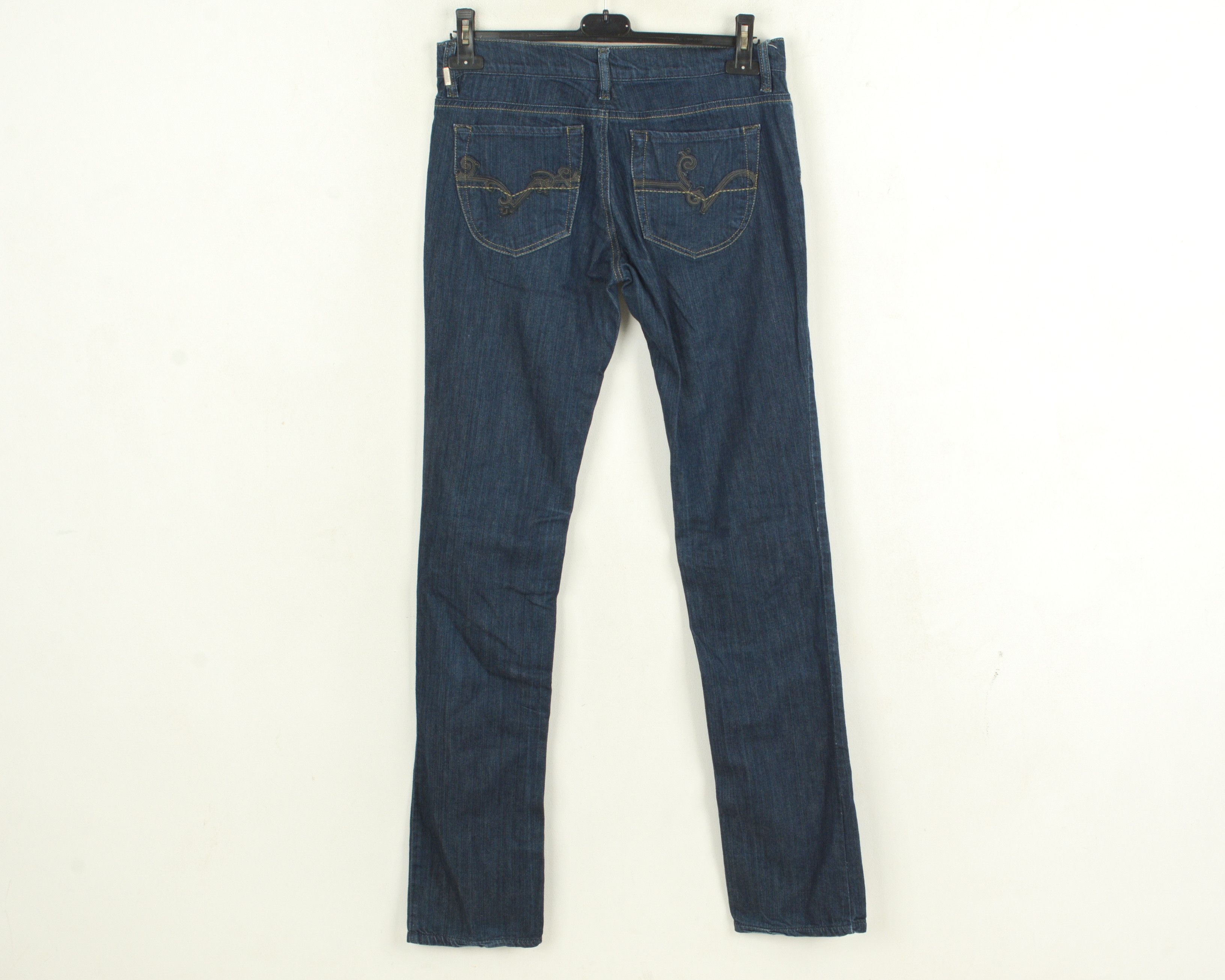 Diesel LIV Stretch Women W31 L34 Straight Jeans Low Rise Trousers Size 31" - 3 Thumbnail