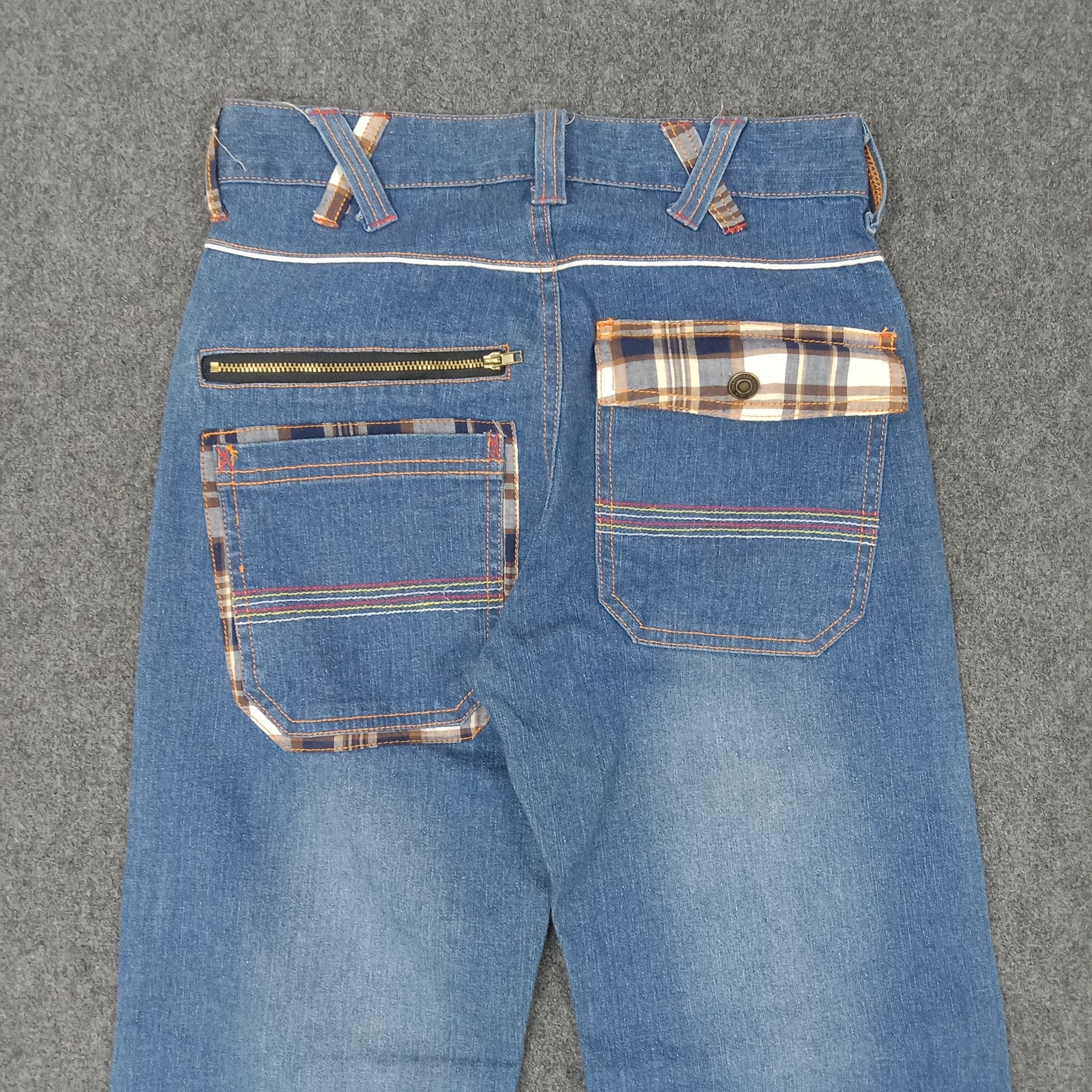 If Six Was Nine × Vintage Skulls XYZ Japanese Style Denim Jeans C217N12 Size US 26 / EU 42 - 5 Thumbnail