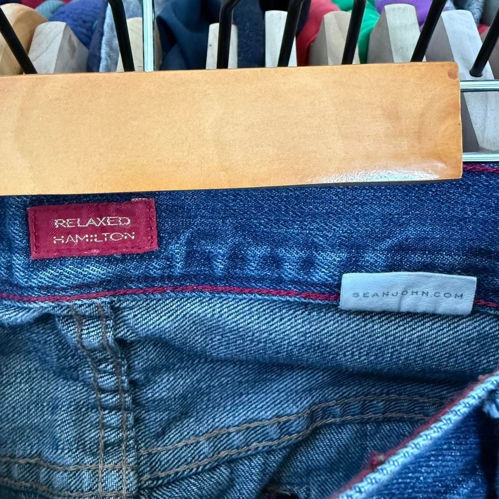 Sean John Vintage Baggy Faded Sean Jean Denim Jeans Size US 40 / EU 56 - 5 Thumbnail