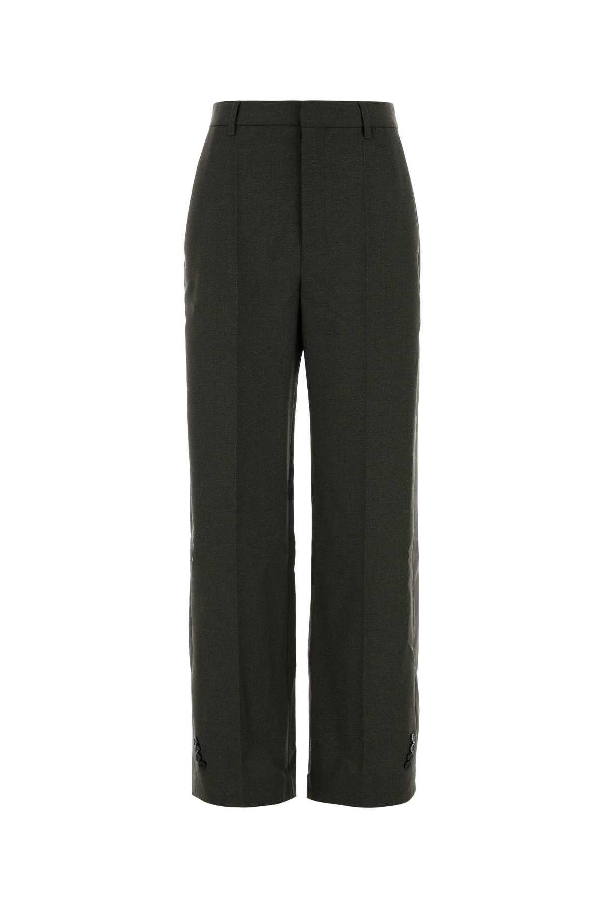 Jean Paul Gaultier Dark Grey Wool Blend Pant Size 28" / US 6 / IT 42 - 1 Thumbnail