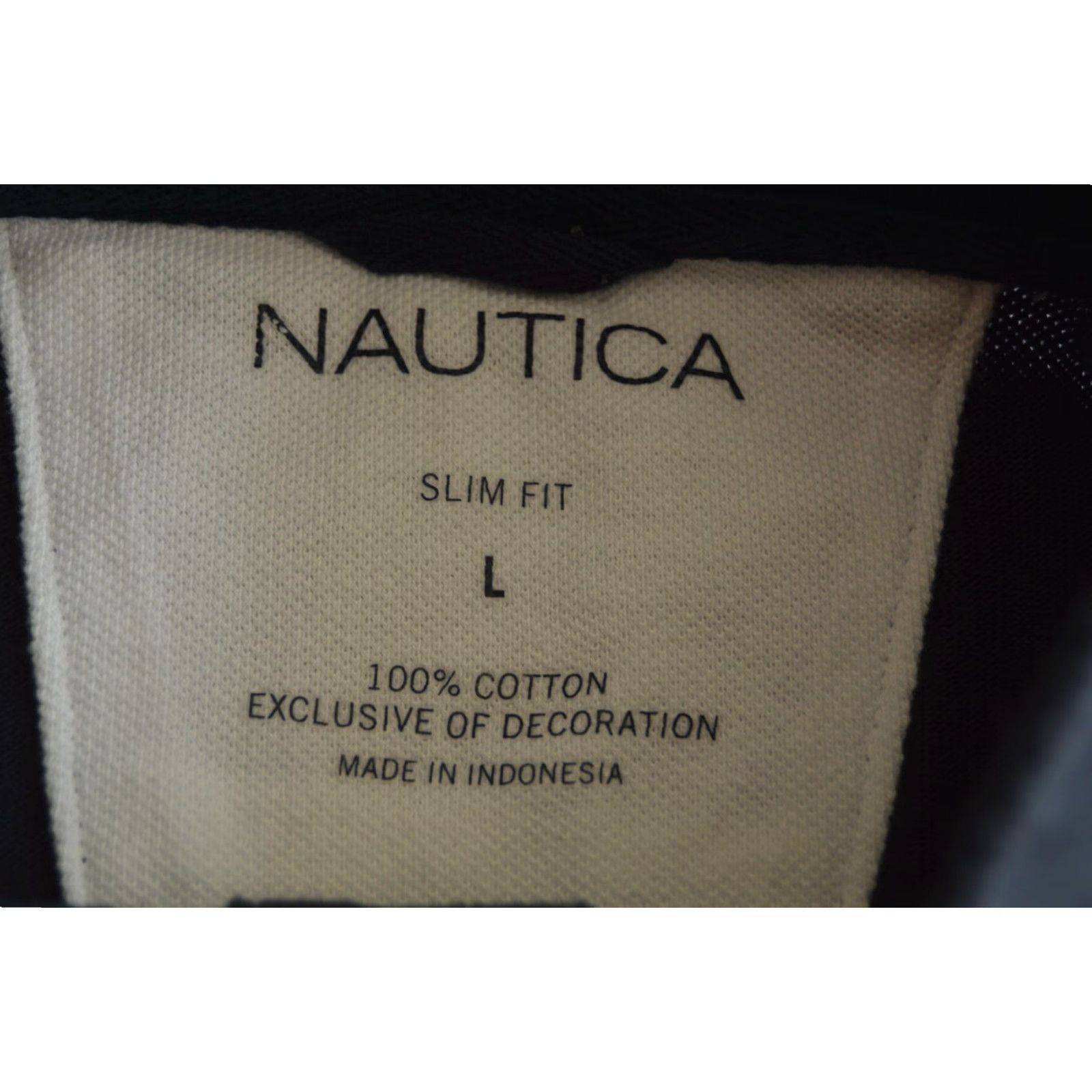 Nautica Nautica Polo Shirt Men's Short Sleeve Slim Fit Cotton SZ L Black Size US L / EU 52-54 / 3 - 4 Thumbnail