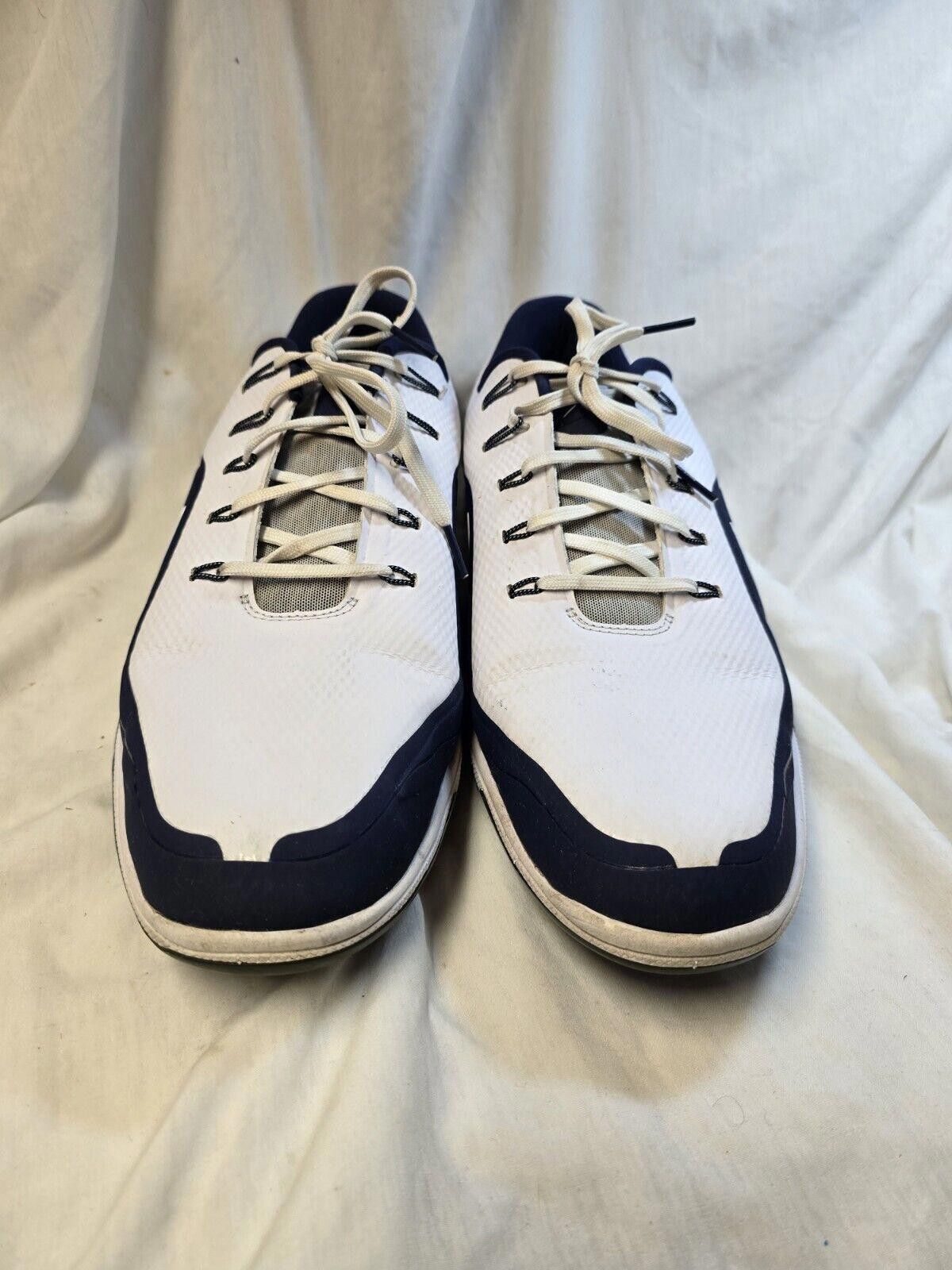 Nike RARE Men’s Sz 14 NIKE React Vapor 2 NRG Golf BV1135-100 VHTF Size US 14 / EU 47 - 3 Thumbnail