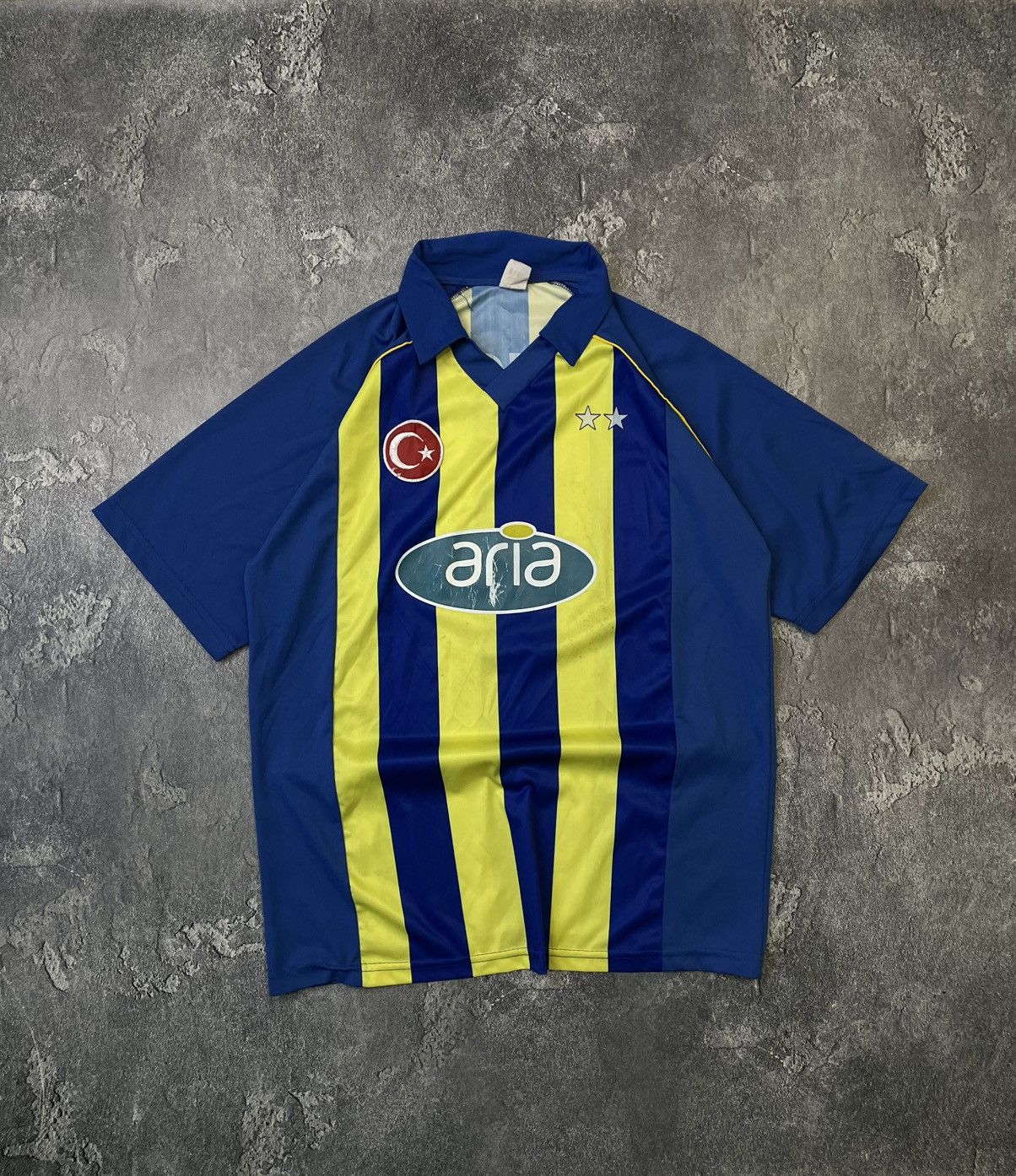 Vintage Fenerbahce 10 Tuncay vintage soccer jersey Size US M / EU 48-50 / 2 - 1 Thumbnail