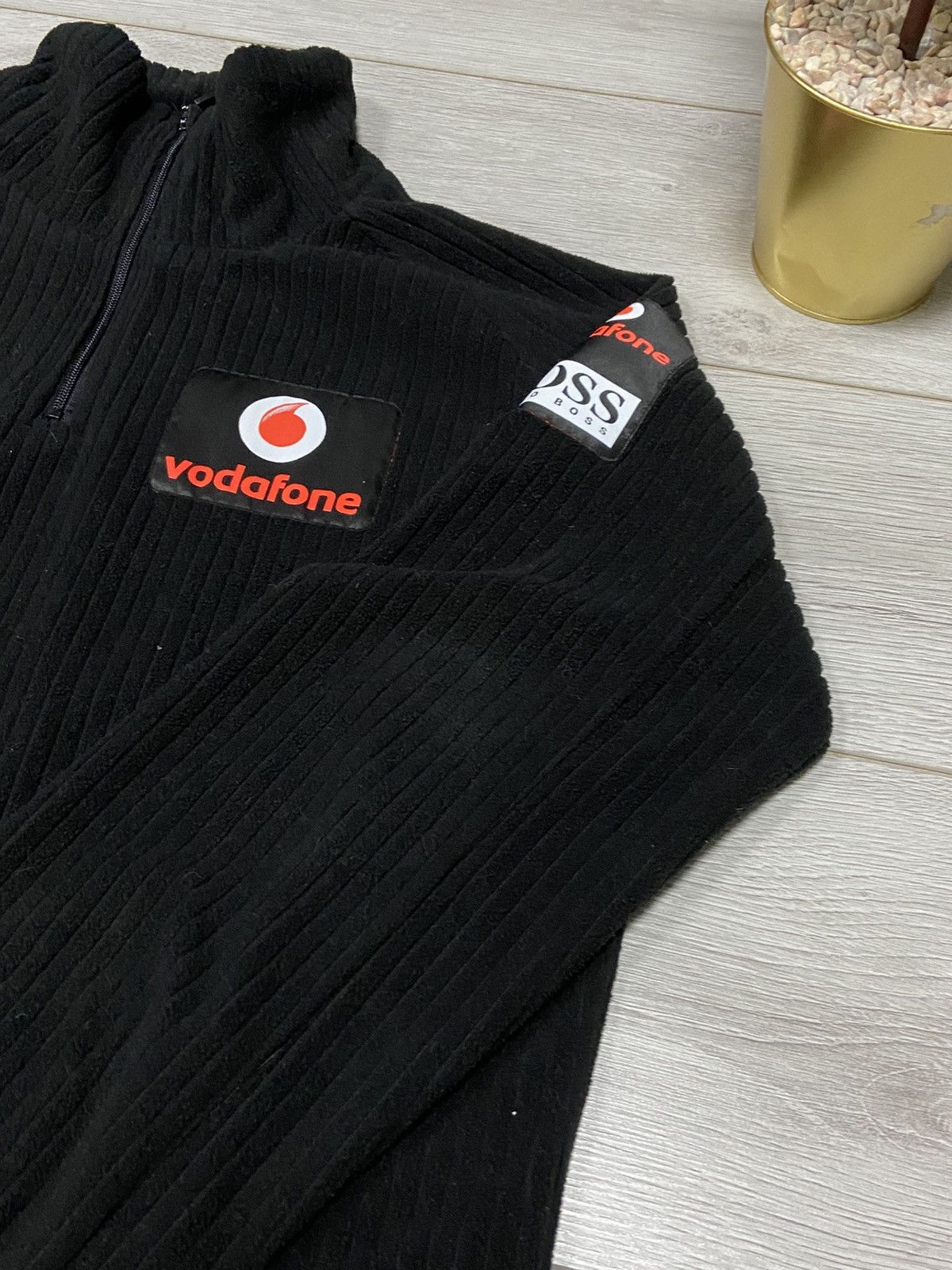 Hugo Boss Vintage Hugo Boss Vodafone McLaren Mercedes Half Zip Sweater Size US M / EU 48-50 / 2 - 6 Thumbnail