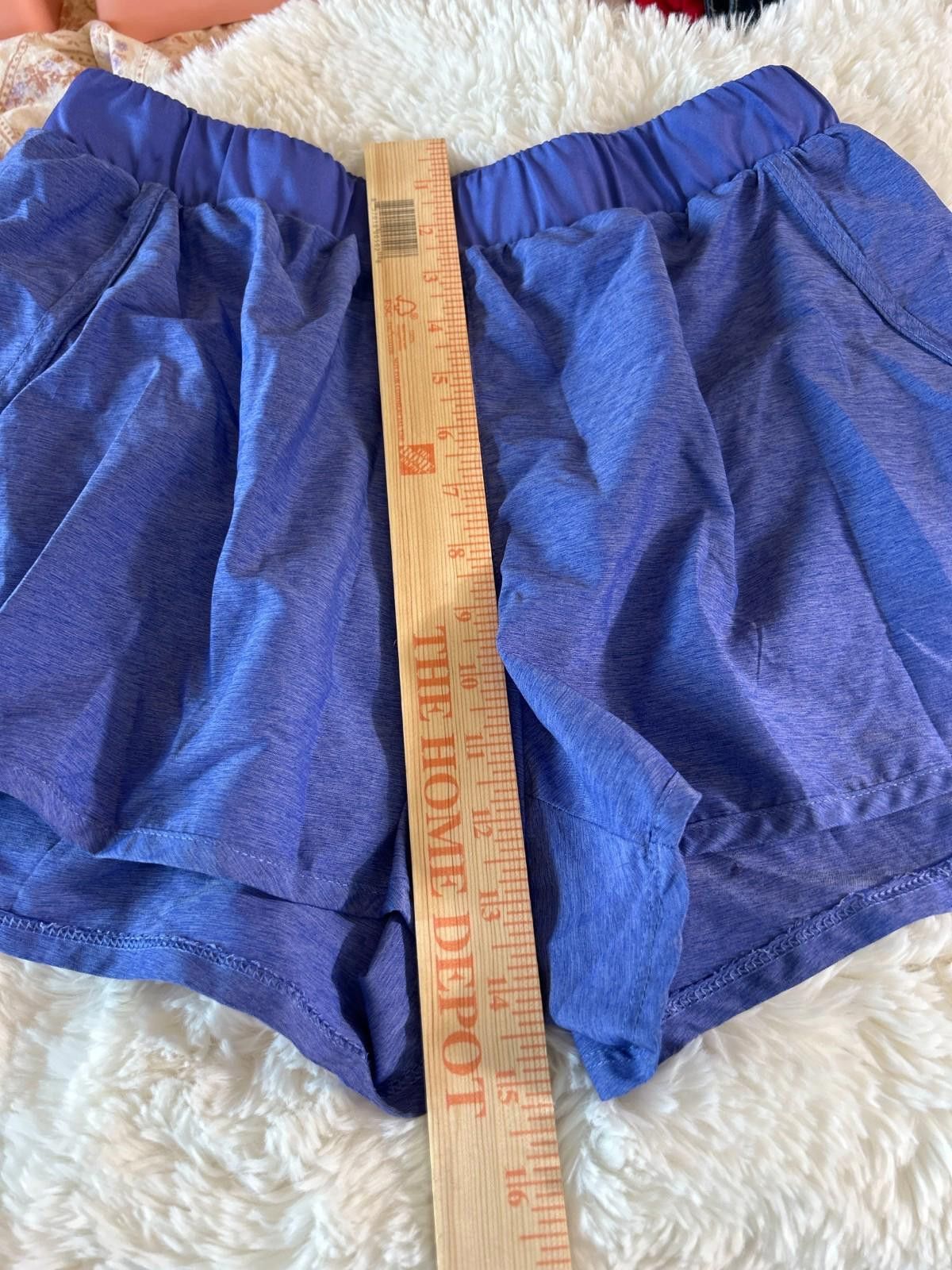 Layer 8 SENDARA Women's Athletic Running Shorts Sz-L Blue Running Size 36" / US 14 / IT 50 - 9 Thumbnail