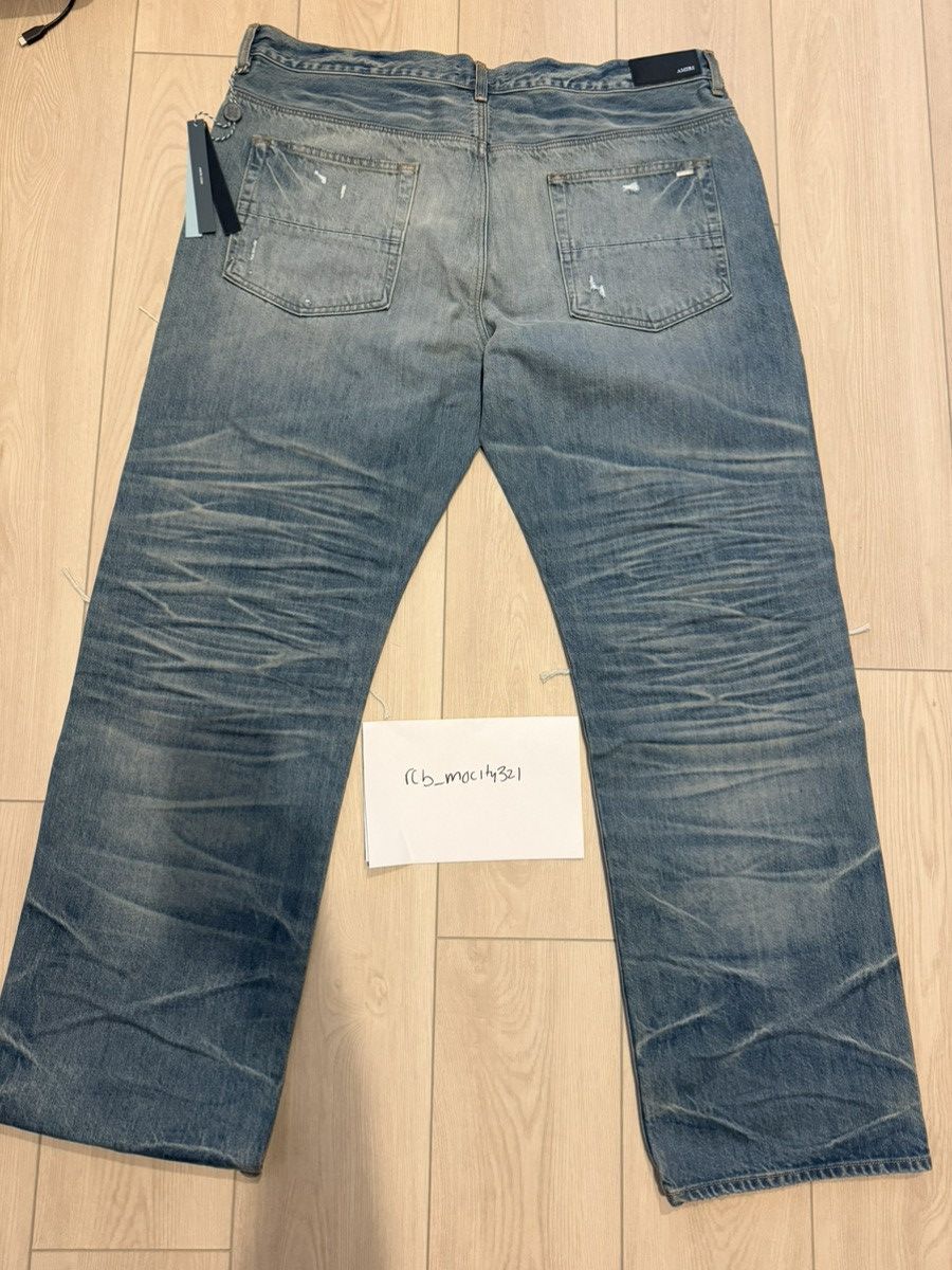 Amiri Amiri mx1 honeycomb striaght leg jeans Size US 40 / EU 56 - 3 Thumbnail