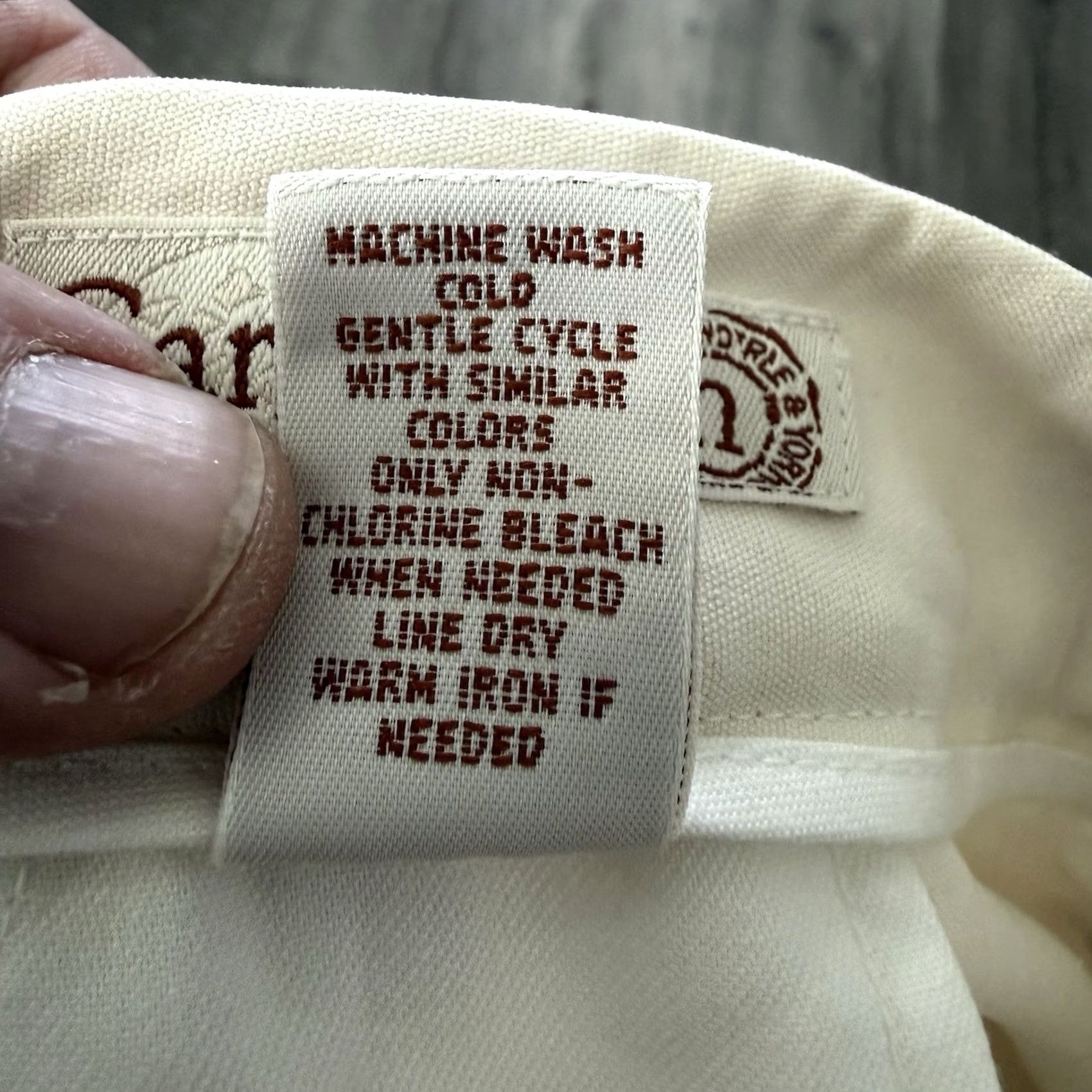 Roundtree & Yorke VINTAGE Roundtree & Yorke Caribbean Silk Pants Mens 42x32 Ivory Flat Front Khakis Casual/Business 42 Beige Solid Mens Size US 42 / EU 58 - 4 Thumbnail