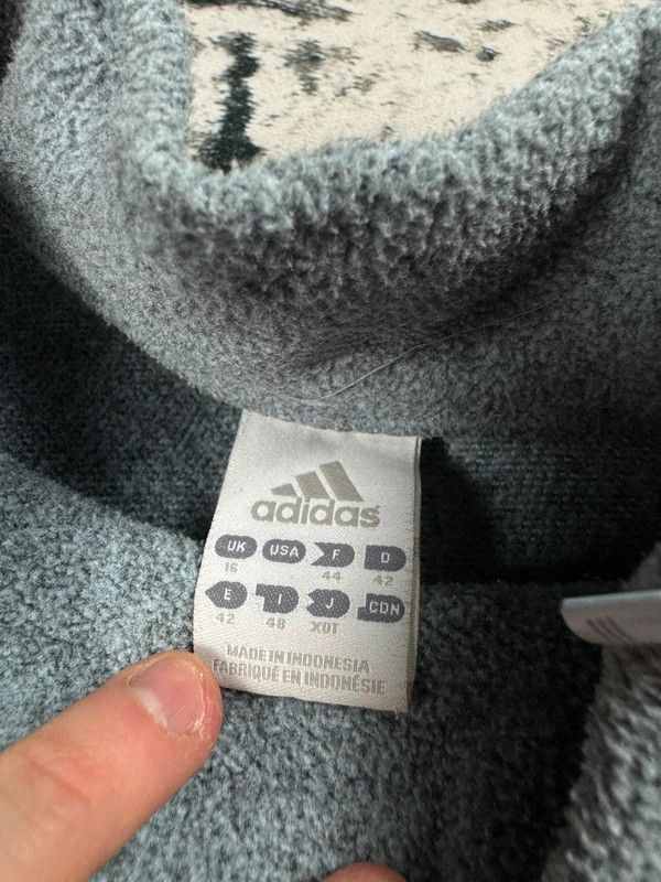 Adidas Adidas crewneck fleece sweatshirt gray XXL Size XXL / US 16-18 / IT 52-54 - 5 Thumbnail