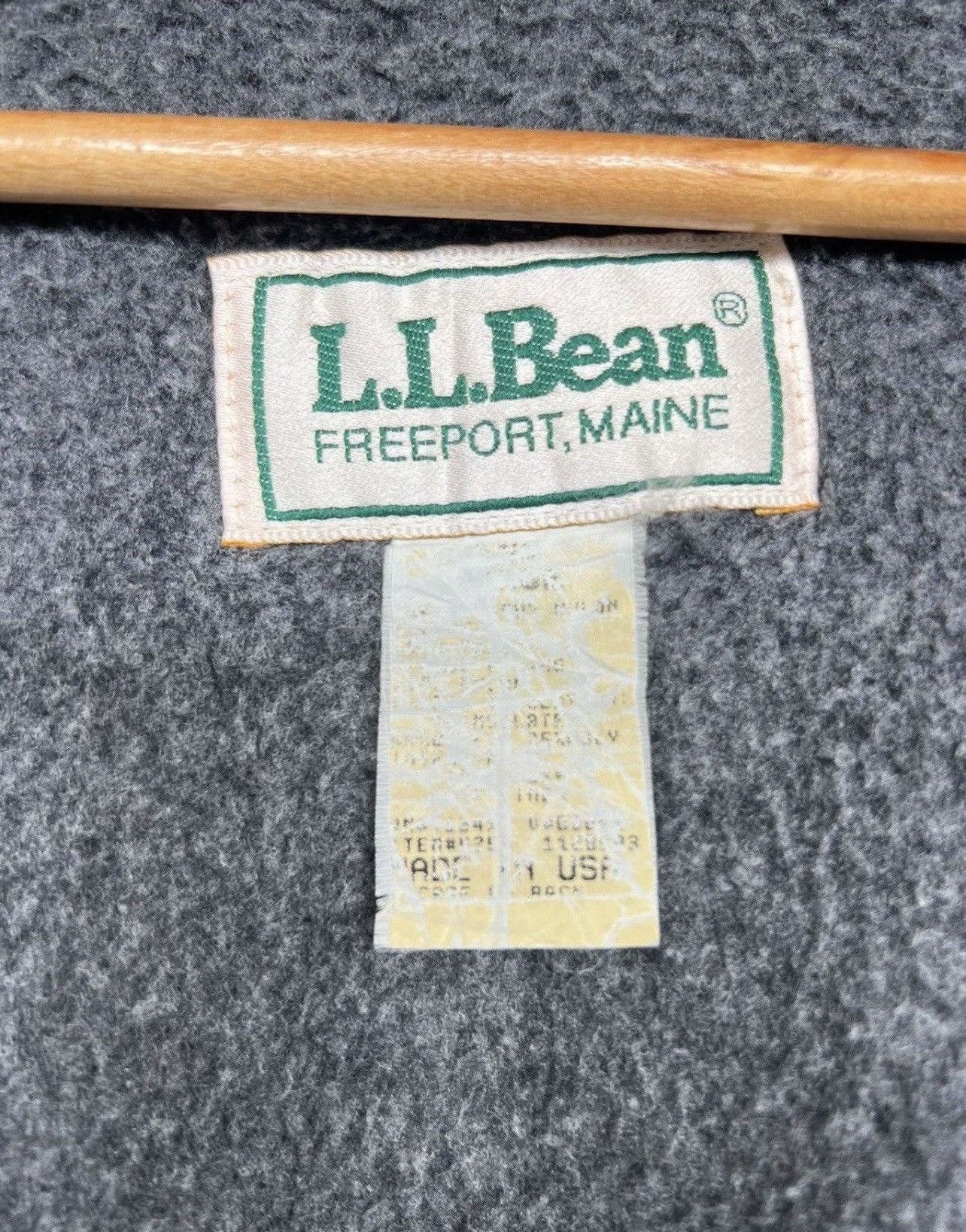 L.L. Bean Vintage 90s LL Bean Button Up Green Jacket Made In Usa Size US L / EU 52-54 / 3 - 12 Thumbnail