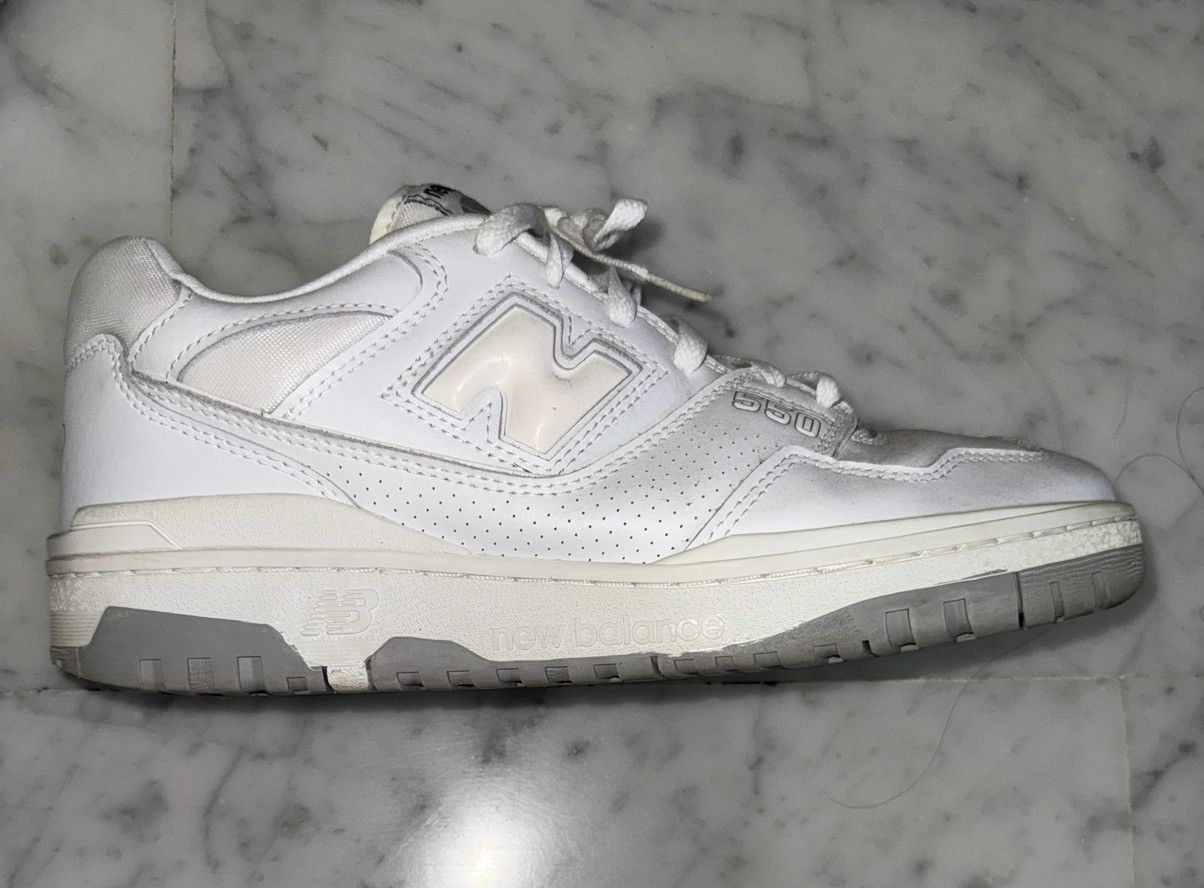New Balance New Balance 550 White Grey Size US 12 / IT 42 - 5 Thumbnail