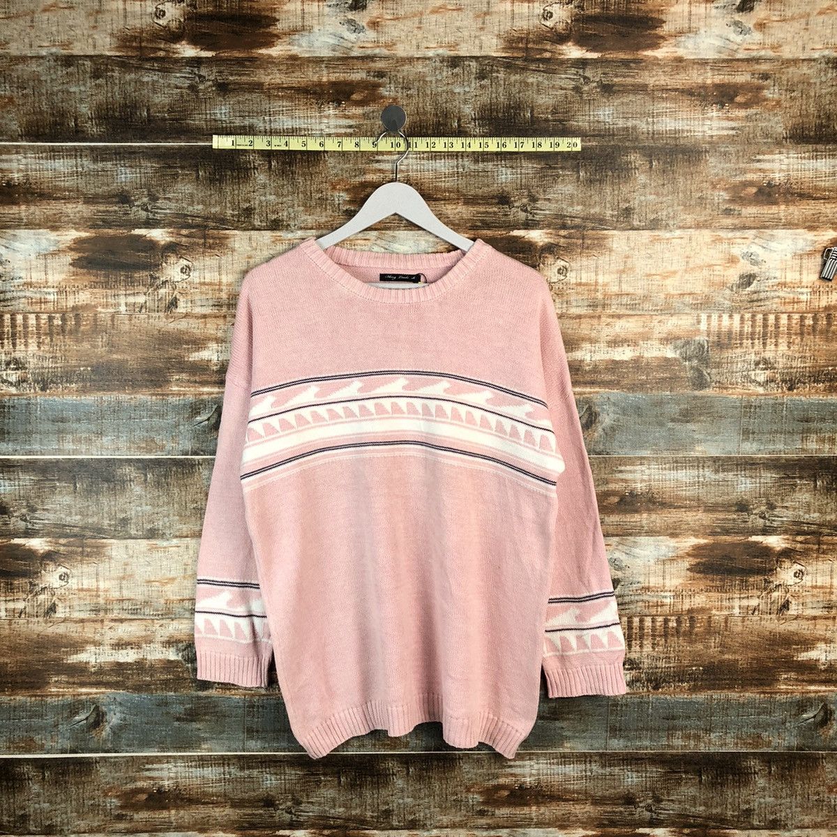 Homespun Knitwear × Japanese Brand Blins Bleads Pink Knitwear sweatshirt #A1966 Size US M / EU 48-50 / 2 - 1 Thumbnail