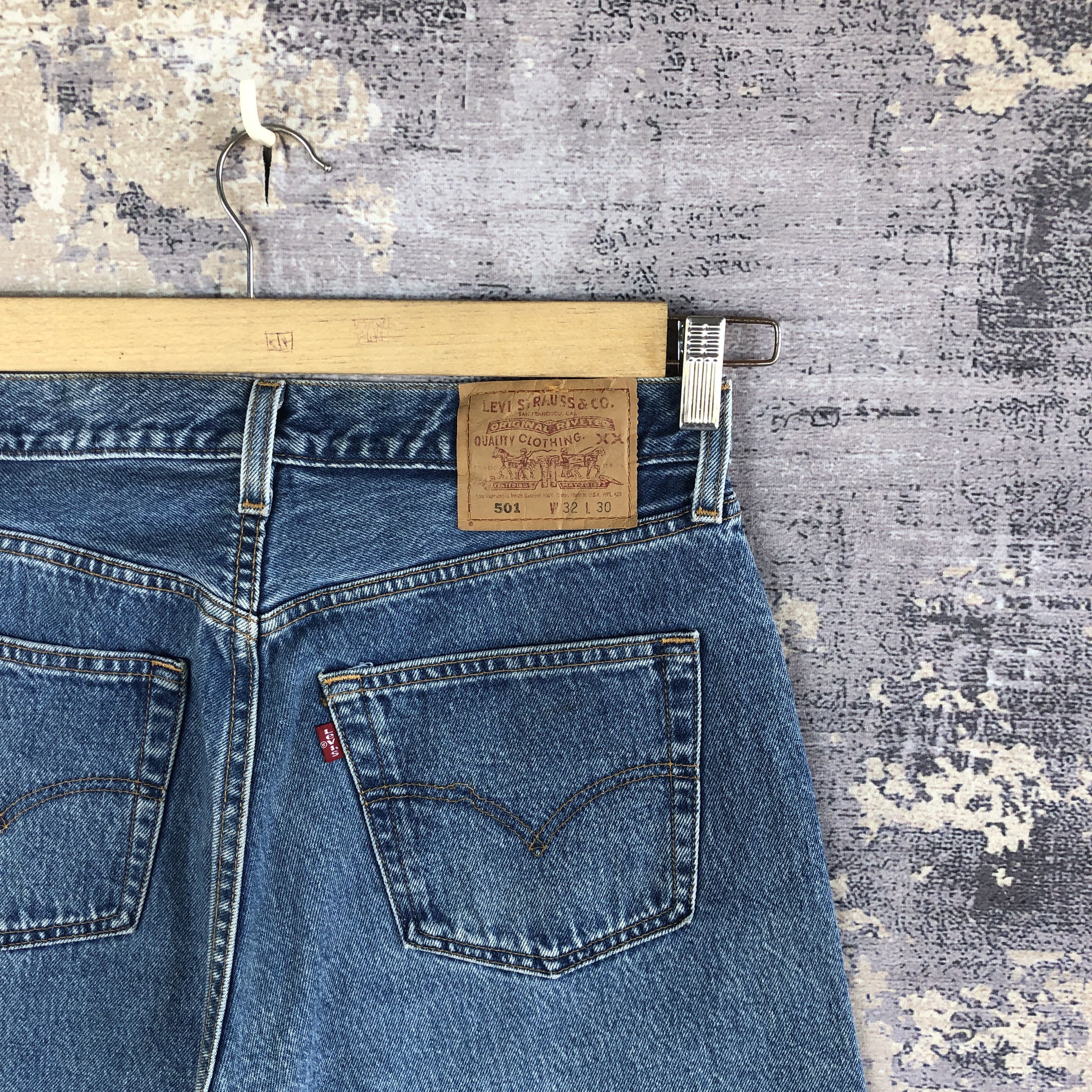 Levi's Vintage Levis 501 Jeans Sun Faded Blue Wash Levi's 501 Denim Size US 30 / EU 46 - 5 Thumbnail