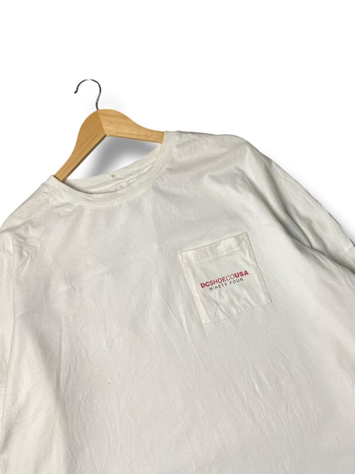 Japanese Brand DC SHOES USA Back Linetape Drop Long Sleeve Shirt (142) Size US XL / EU 56 / 4 - 6 Thumbnail