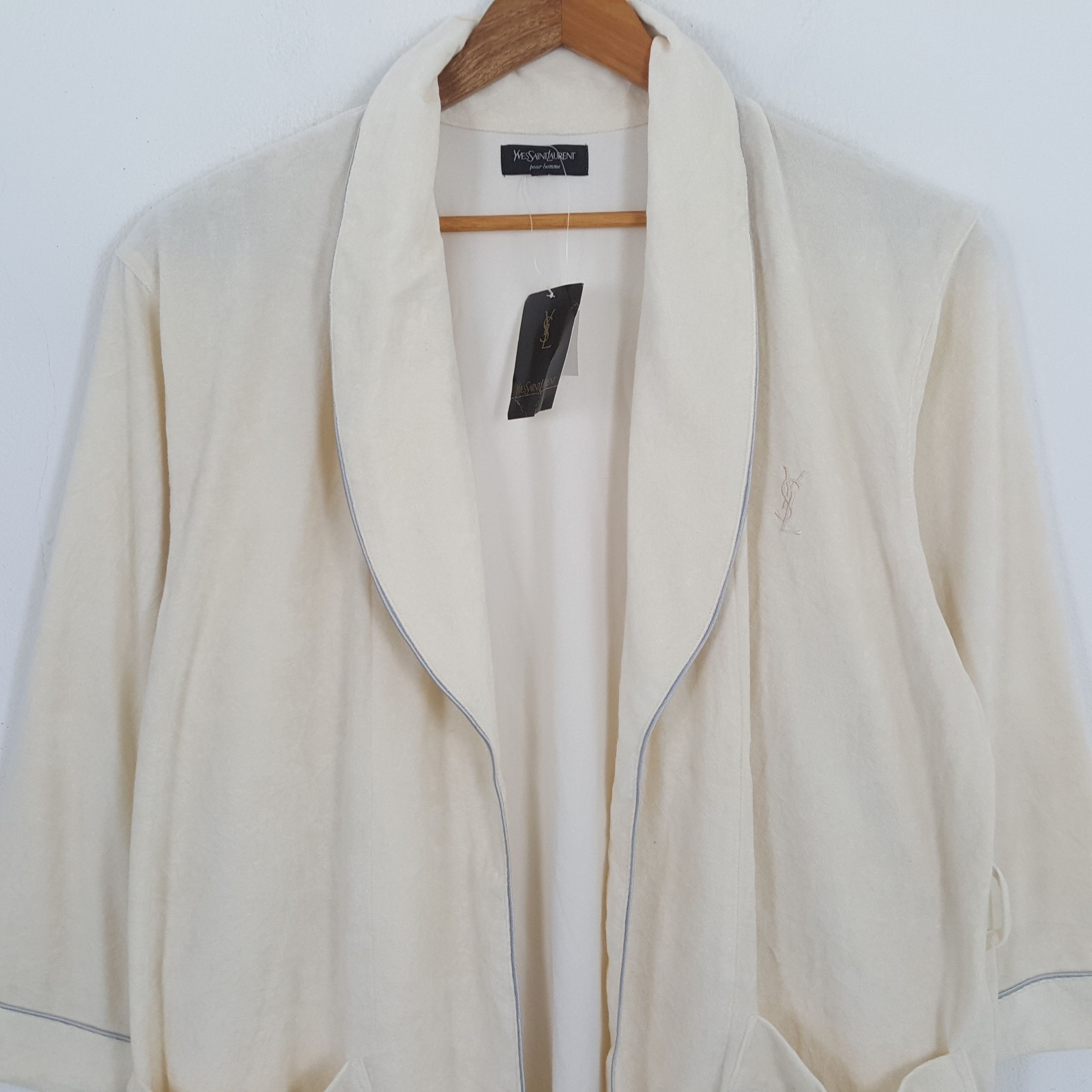 Japanese Brand × Vintage × Yves Saint Laurent Vintage YVES SAINT LAURENT Italian Brand Shower Jacket Size US M / EU 48-50 / 2 - 2 Thumbnail