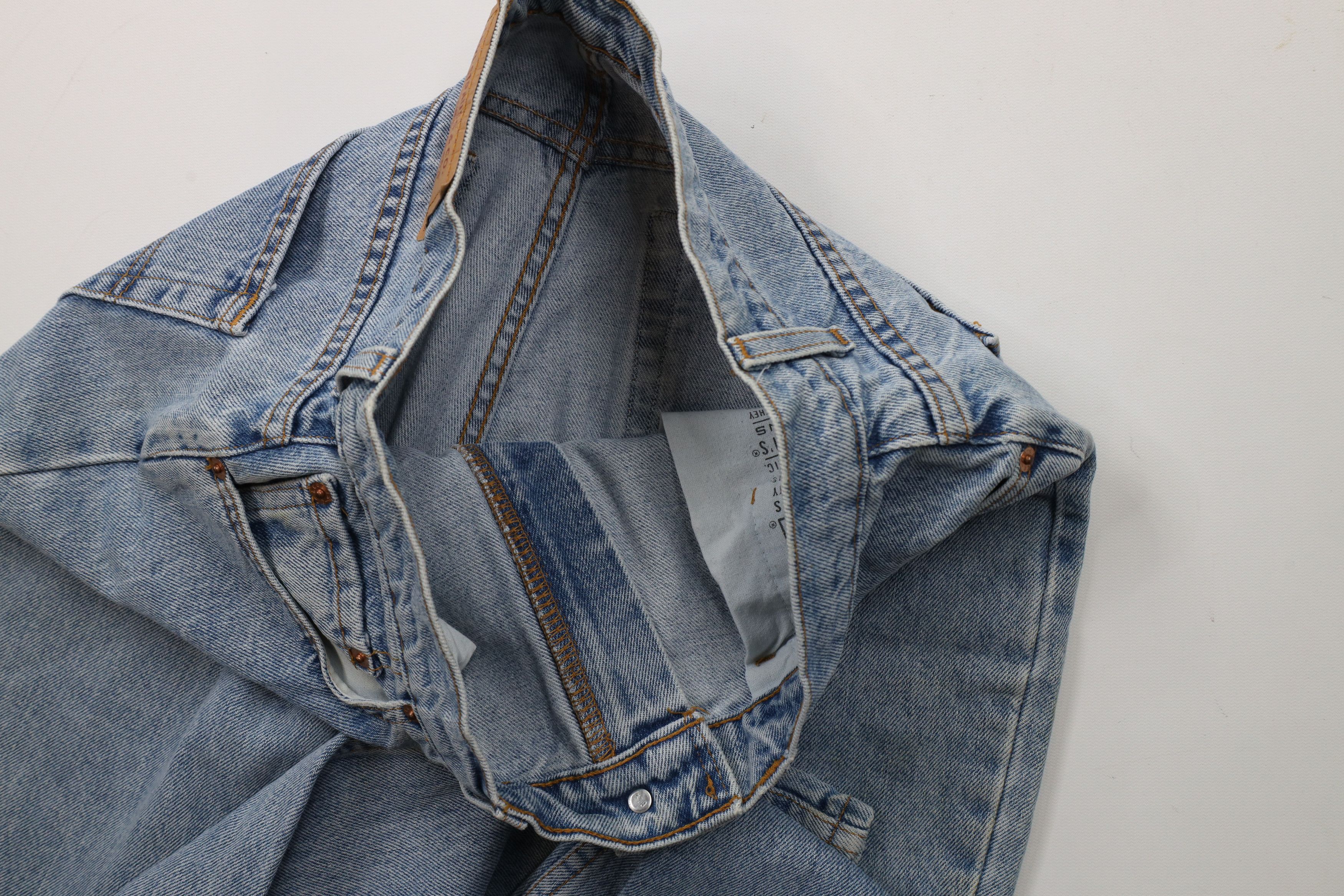 Levi's × Vintage Vintage 90s Levis 521 Tapered Fit Leg Denim Jeans Blue Size 32" / US 10 / IT 46 - 8 Thumbnail