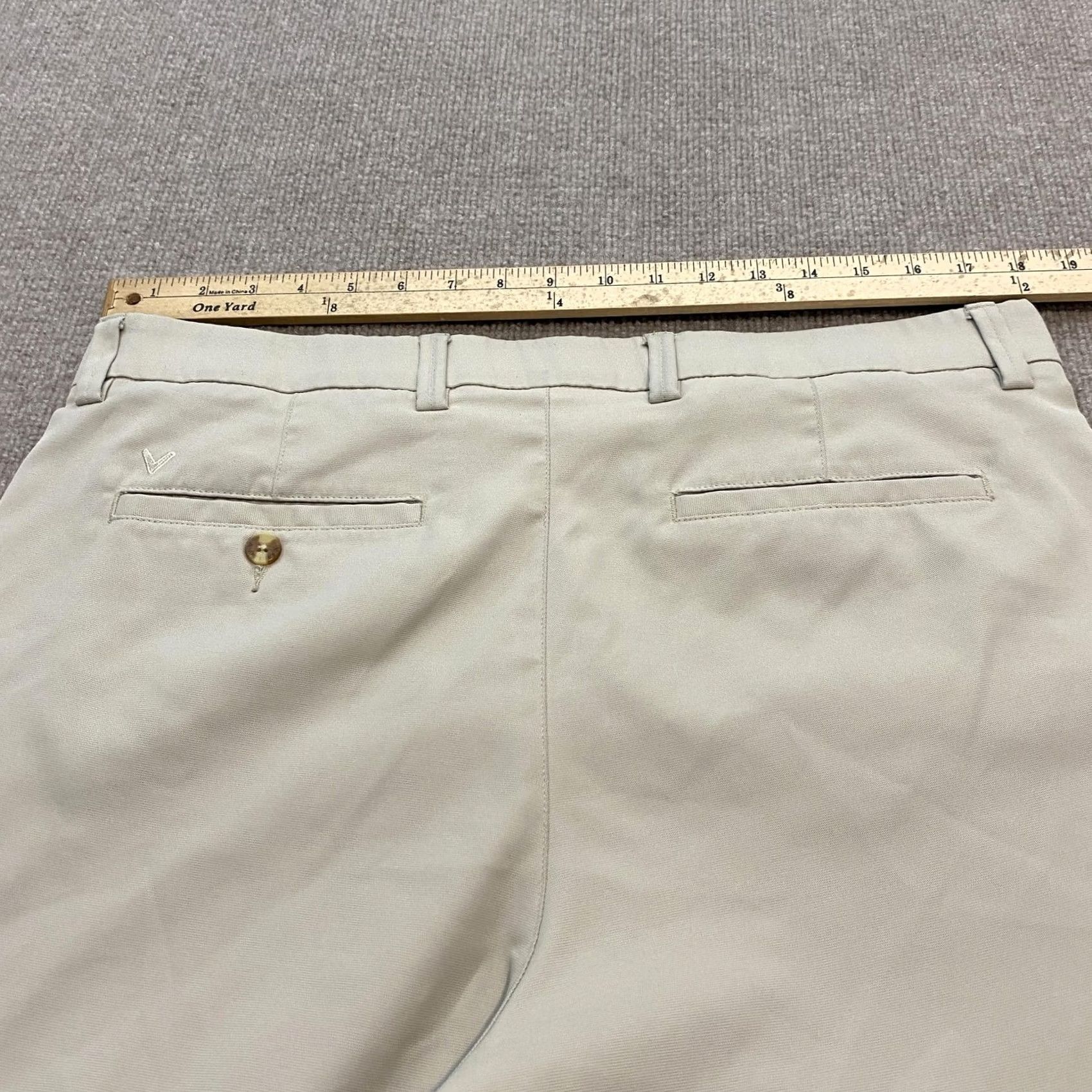 Callaway Callaway Mens Pants Beige Polyester Trim Casual Travel Golf 36 Inch Size US 36 / EU 52 - 6 Thumbnail