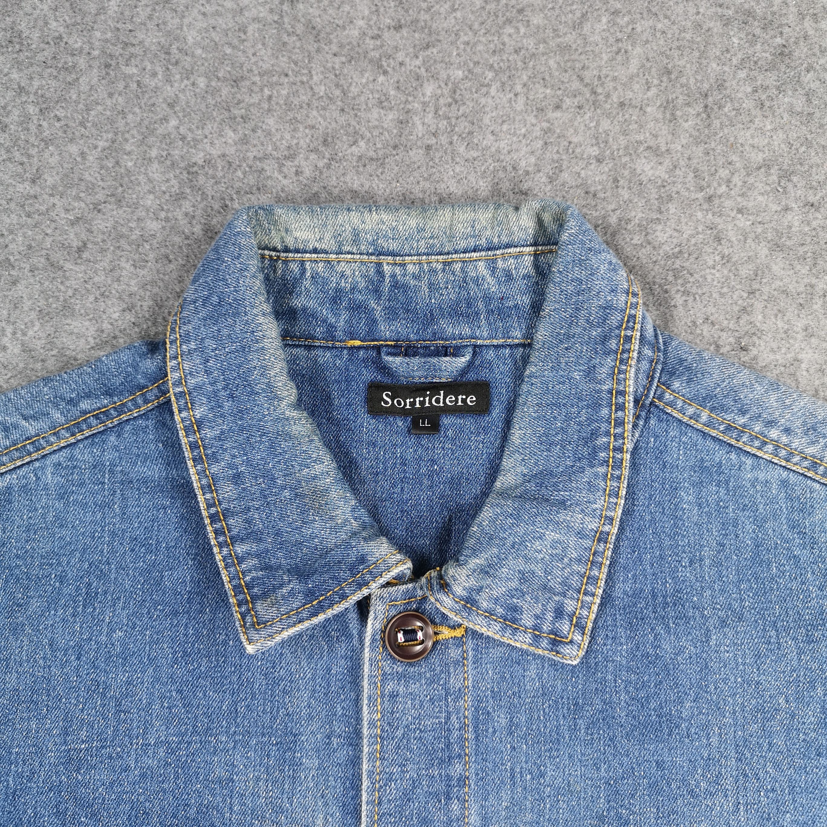 Japanese Brand Japanese Brand Sorridere Denim Trucker Jacket Size US L / EU 52-54 / 3 - 5 Thumbnail