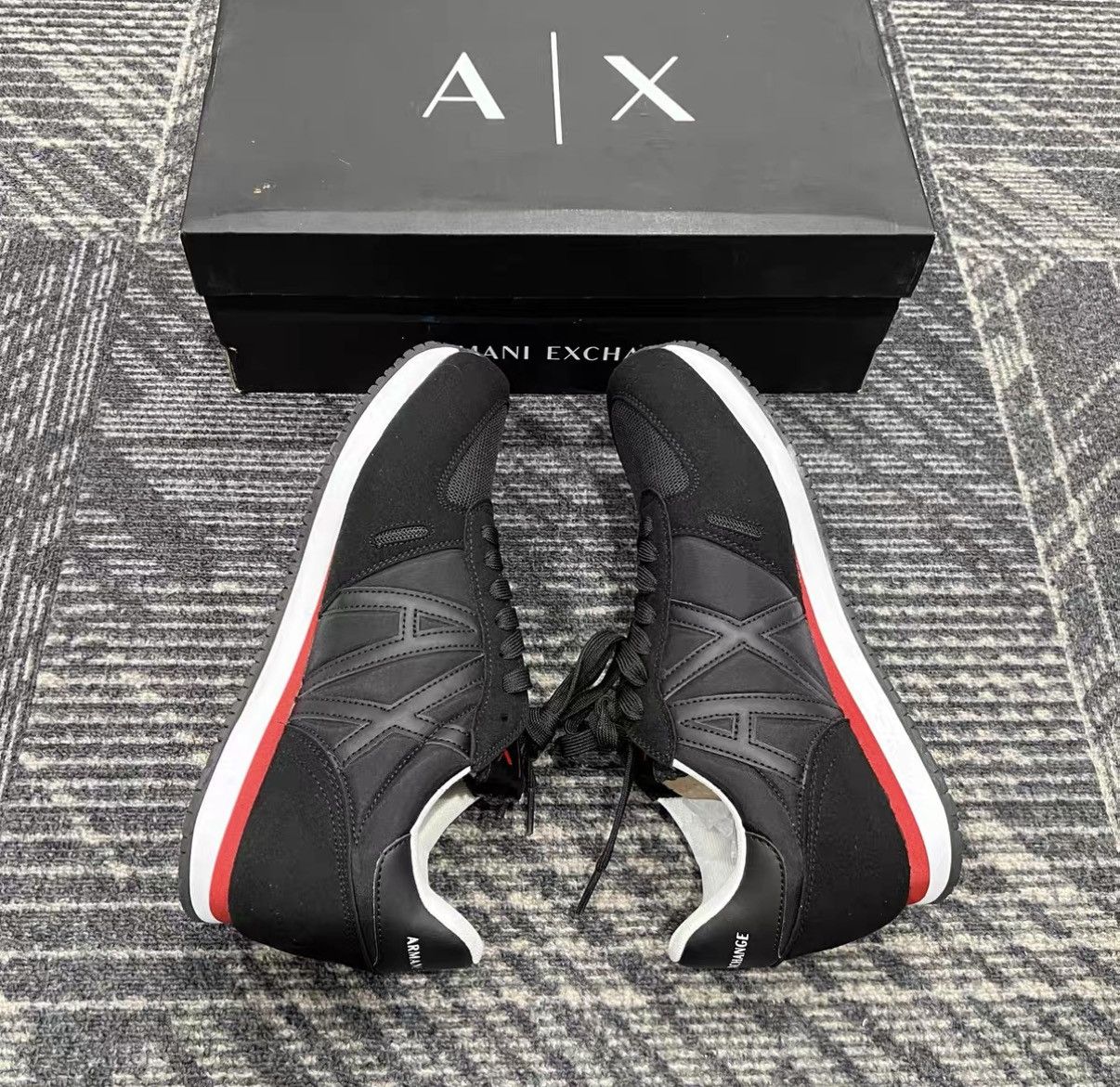 Armani Armani Exchange Rio Mesh Low-top Men's Casual Sneakers J42 Size US 8 / EU 41 - 5 Thumbnail