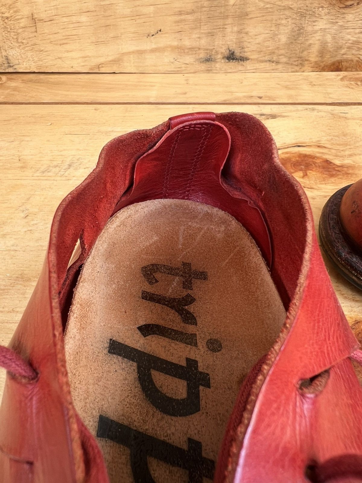 Trippen TRIPPEN Germany Handcrafted Red Leather Ankle Boots Size US 7.5 / EU 40-41 - 14 Thumbnail