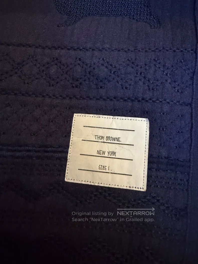 Thom Browne Thom Browne Dark blue sweatshirt Size US S / EU 44-46 / 1 - 2 Thumbnail