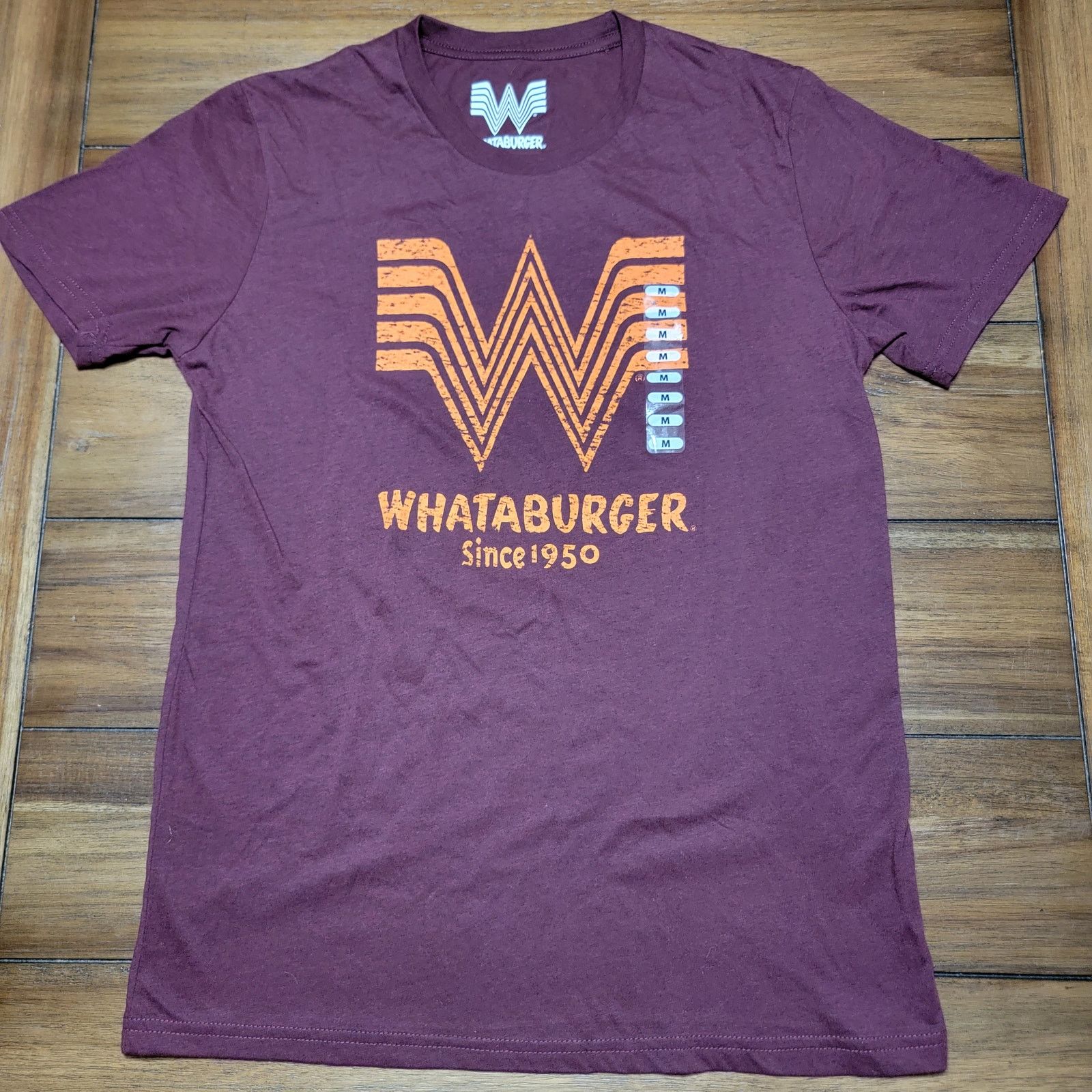 Other Whataburger Burgundy Unisex Tee "Since 1950" - Medium NWT Size M / US 6-8 / IT 42-44 - 1 Thumbnail