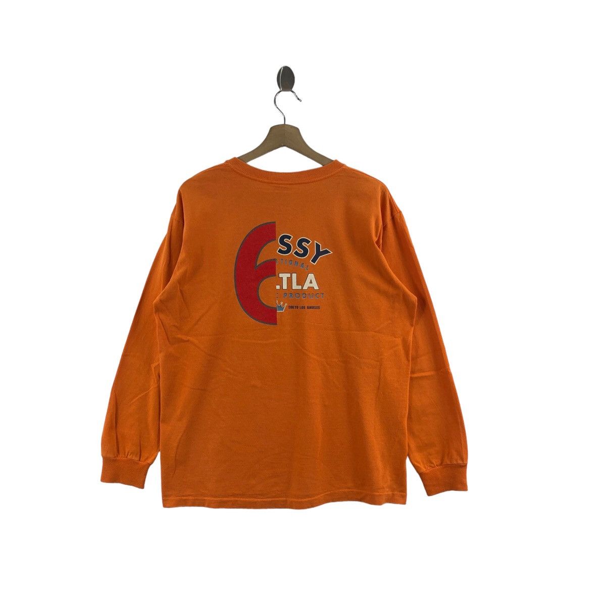 Stussy × Vintage Pick!! Vtg 90's STUSSY Los Angeles Long Sleeve Tshirt Size US L / EU 52-54 / 3 - 2 Thumbnail
