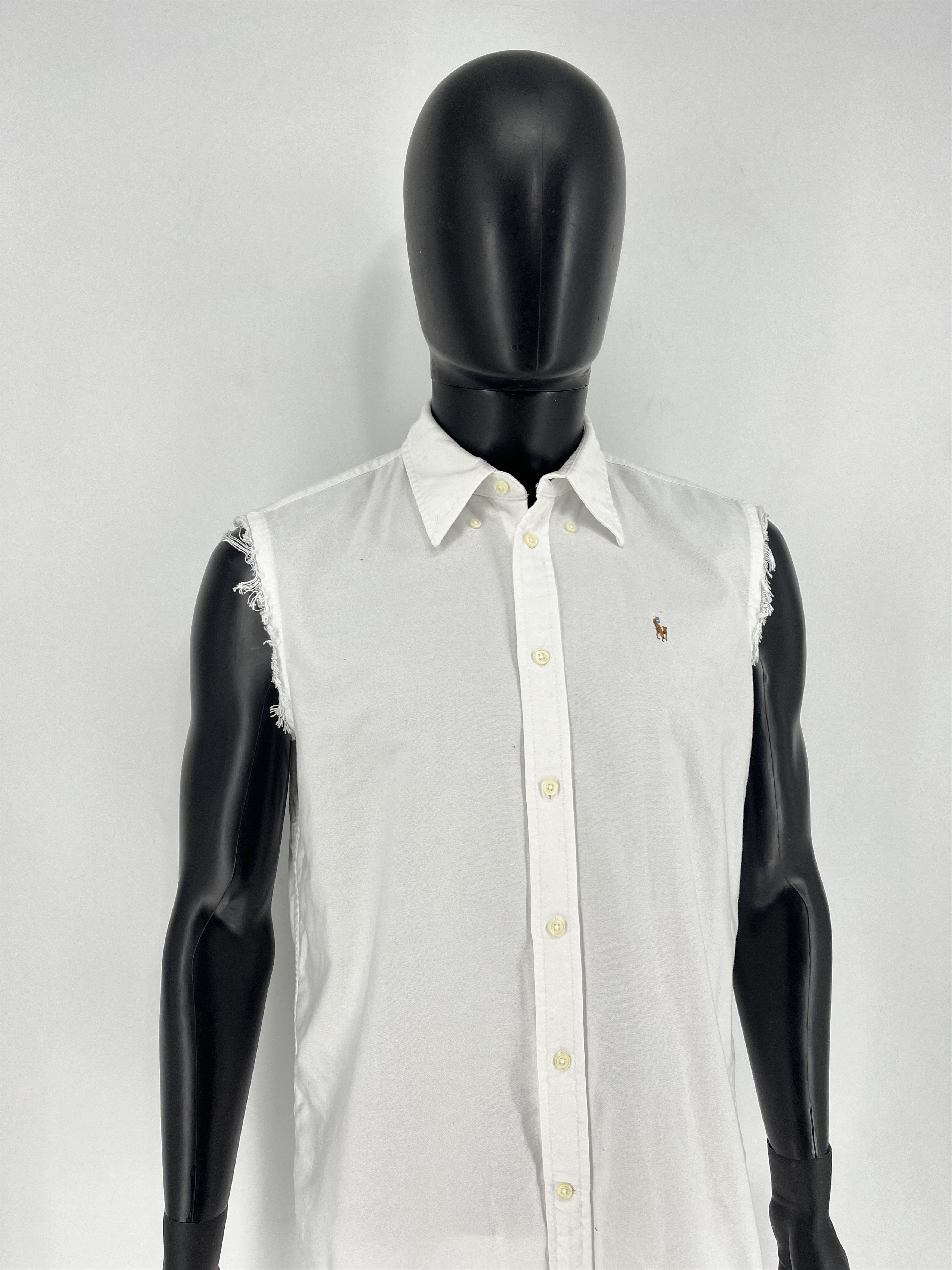 Polo Ralph Lauren Vintage White Shirt Polo Ralph Lauren Size M Rare Size US M / EU 48-50 / 2 - 3 Thumbnail