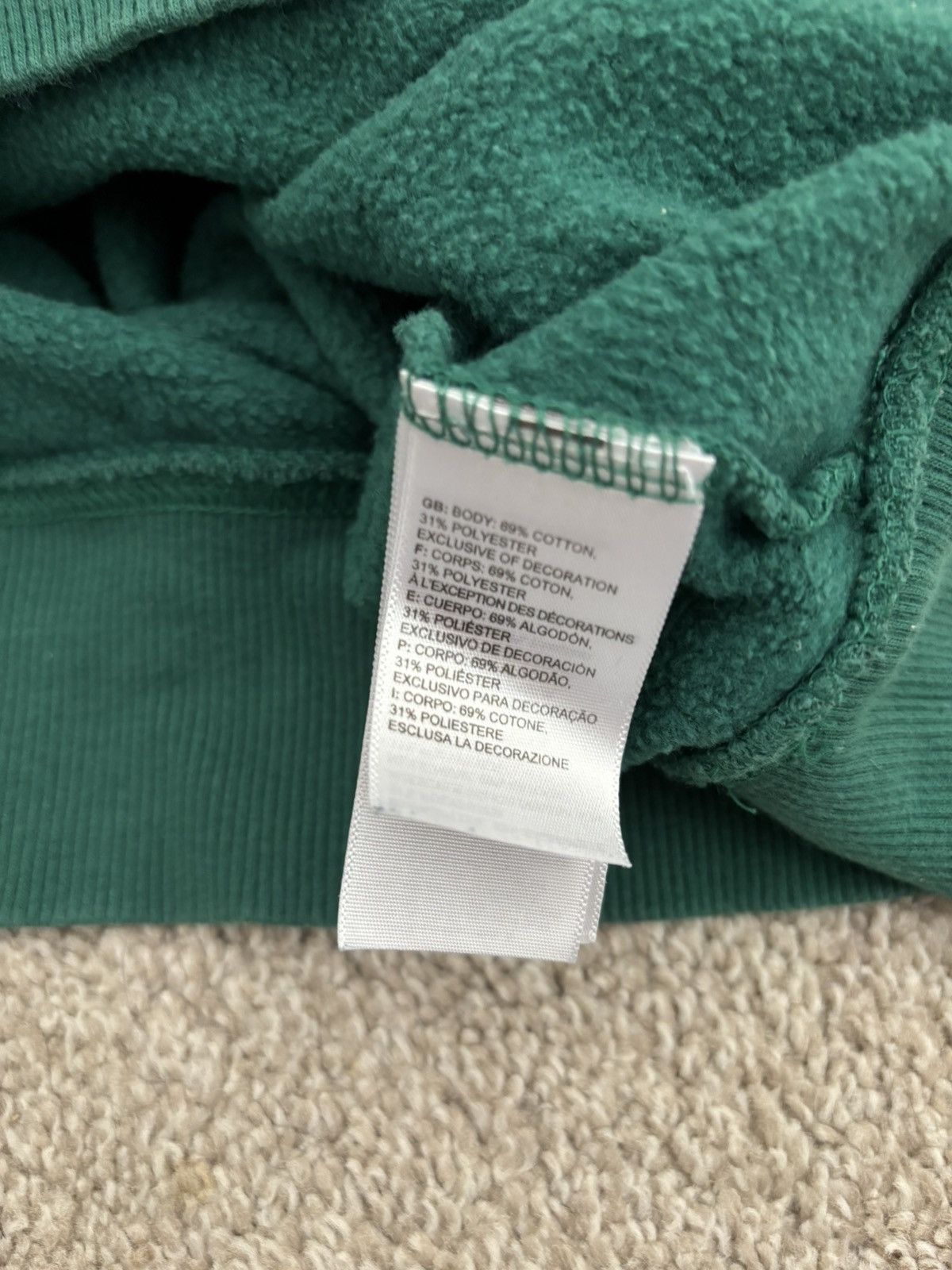 The North Face Vintage North Face Green Hoodie Size US XL / EU 56 / 4 - 4 Thumbnail