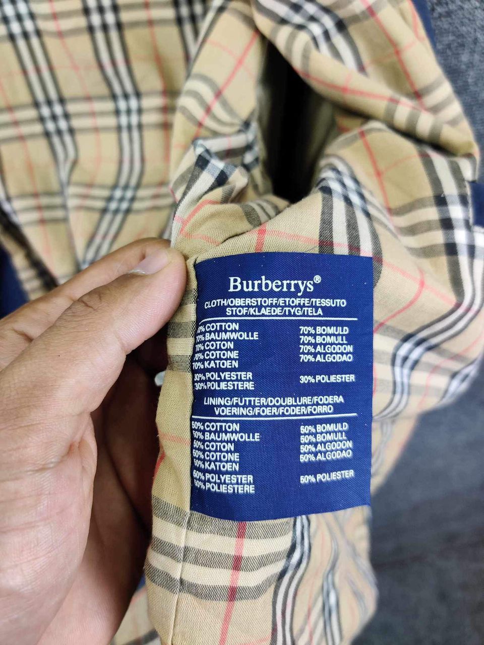 Burberry Vintage Burberrys Nova Check Jacket Size US L / EU 52-54 / 3 - 15 Thumbnail