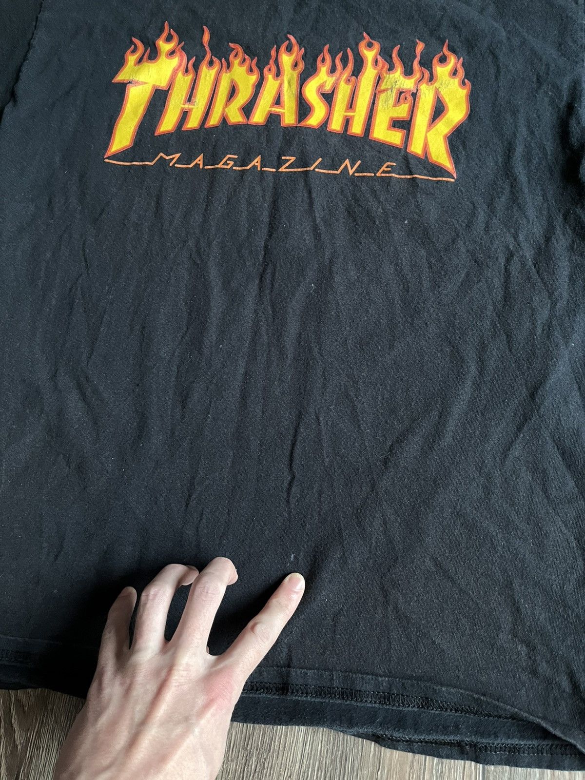 Thrasher × Vintage Vintage Thrasher Flame Logo Tee Size US M / EU 48-50 / 2 - 8 Thumbnail