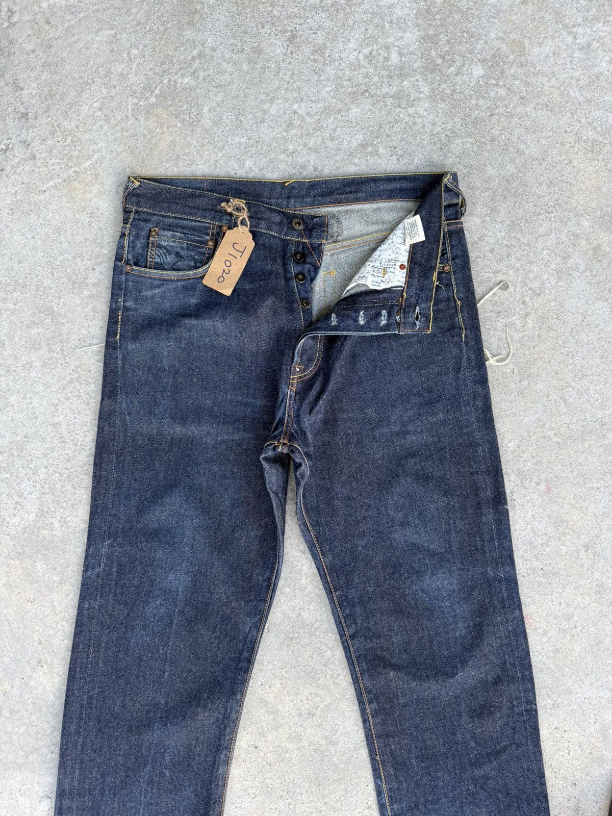 RMC Jeans Red Monkey Company Embroidered Jeans Distressed Jeans Size US 34 / EU 50 - 3 Thumbnail