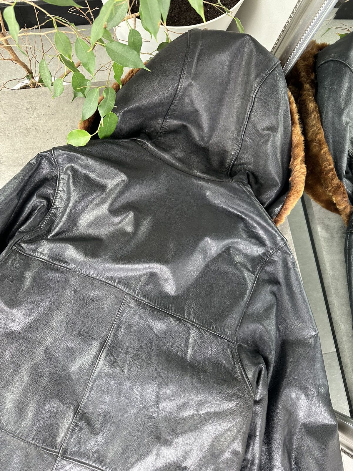 Japanese Brand Vintage Leather Coat Size M / US 6-8 / IT 42-44 - 8 Thumbnail