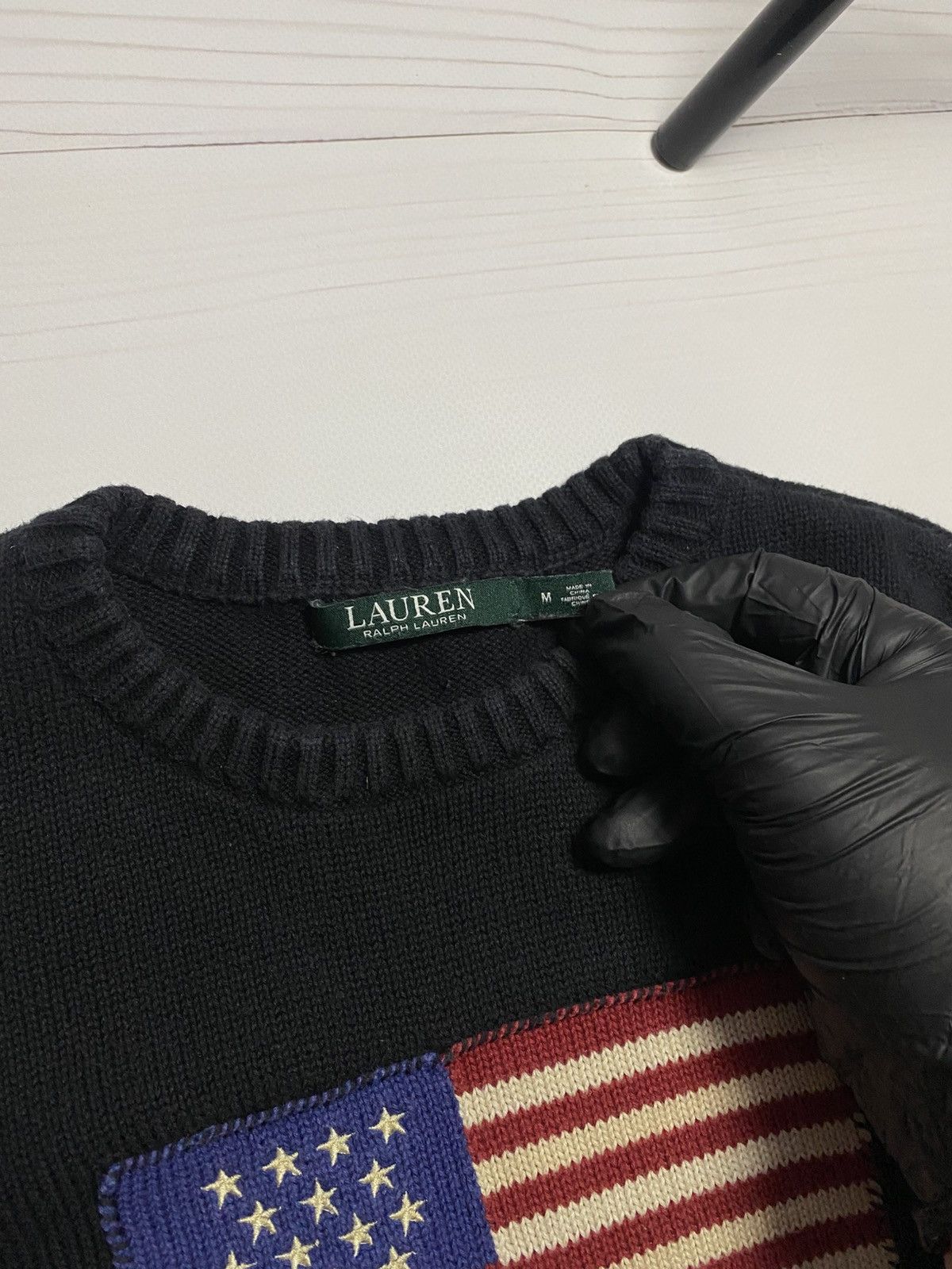 Lauren Ralph Lauren Vintage Lauren Ralph Lauren American Flag RLL knit sweater Size US M / EU 48-50 / 2 - 3 Thumbnail
