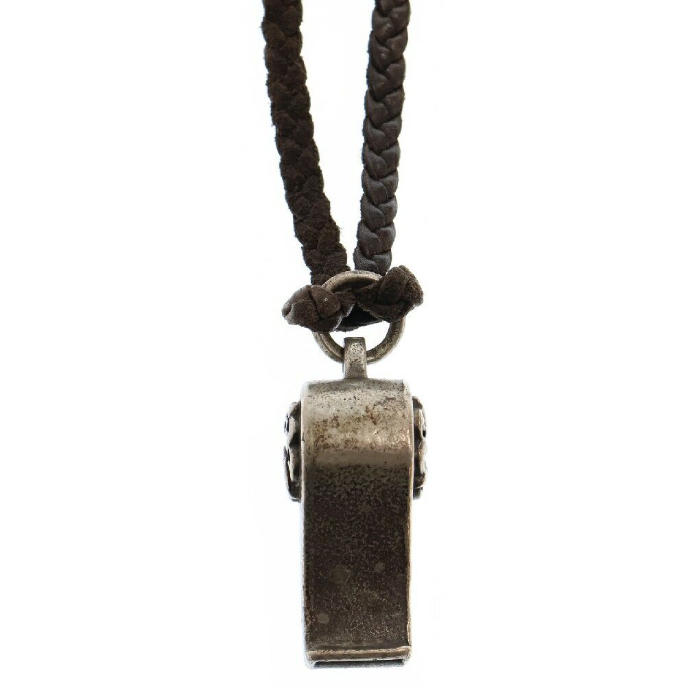Chrome Hearts CHROME HEARTS SILVER CELTIC WHISTLE PENDANT BRAID NECKLACE Size ONE SIZE - 5 Thumbnail
