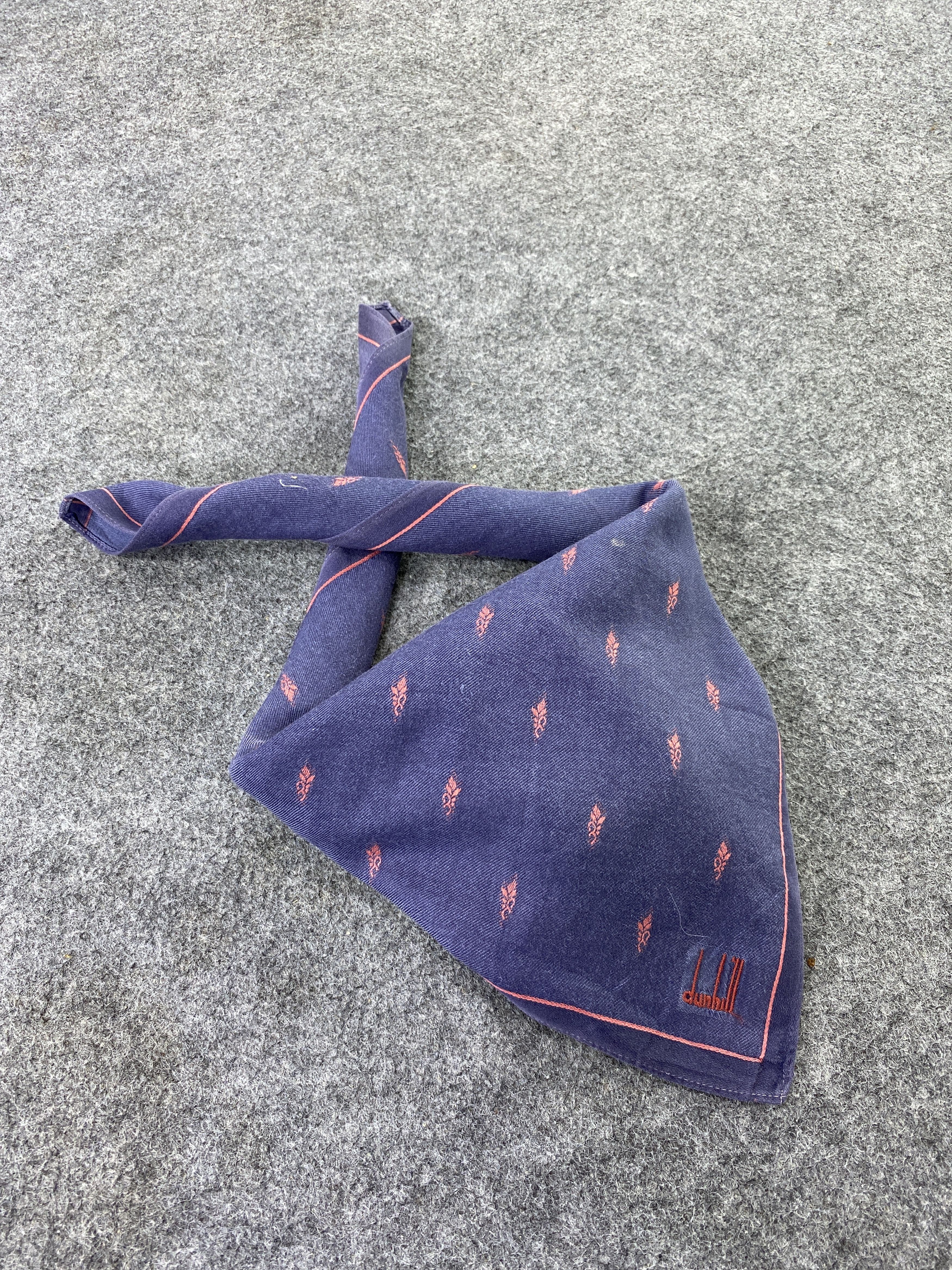 Alfred Dunhill × Vintage Alfred Dunhill Handkerchief / Bandana / Neckerchief-B209 Size ONE SIZE - 1 Thumbnail