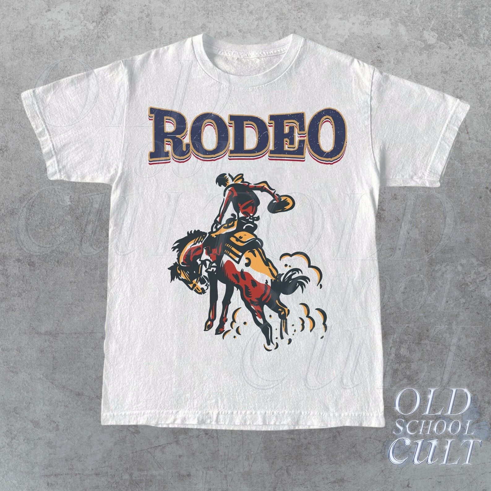 The Unbranded Brand Rodeo 90s Vintage Graphic Cowboy Shirt Size US L / EU 52-54 / 3 - 2 Thumbnail