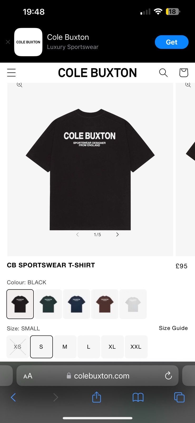 Cole Buxton Cole Buxton t shirt Size US M / EU 48-50 / 2 - 5 Thumbnail