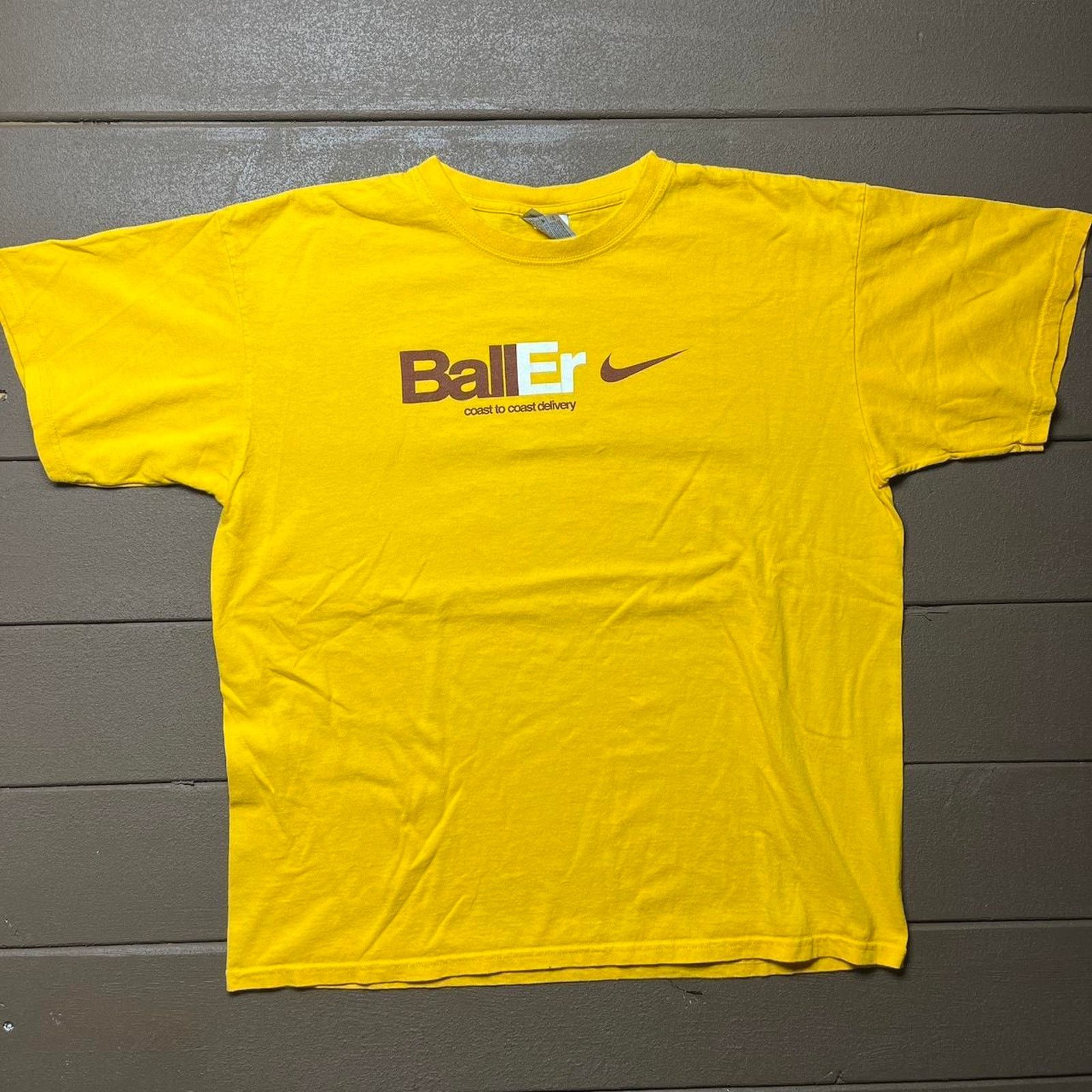 Nike Vintage 2000s Nike Baller Graphic shirt Size US XL / EU 56 / 4 - 1 Thumbnail