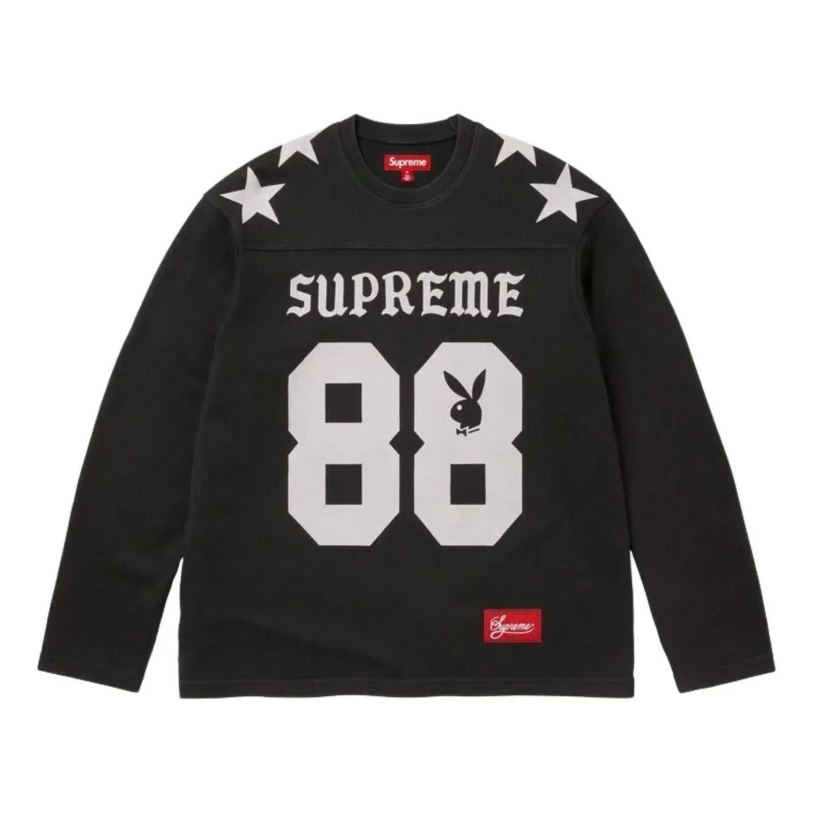 Supreme SS26 Supreme Playboy L/S Football Top Black M Size US M / EU 48-50 / 2 - 1 Thumbnail