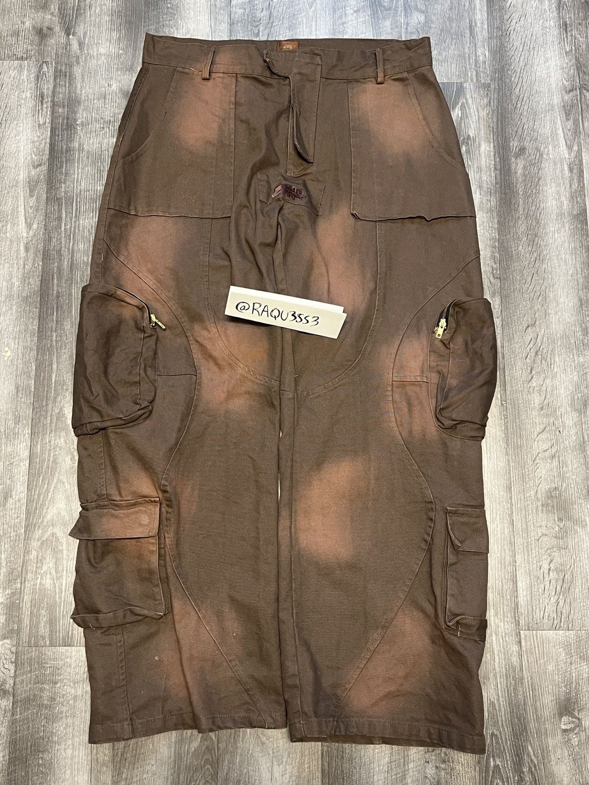 image of Grand Coterie Baggy Brown Cargos, Men's (Size 36)