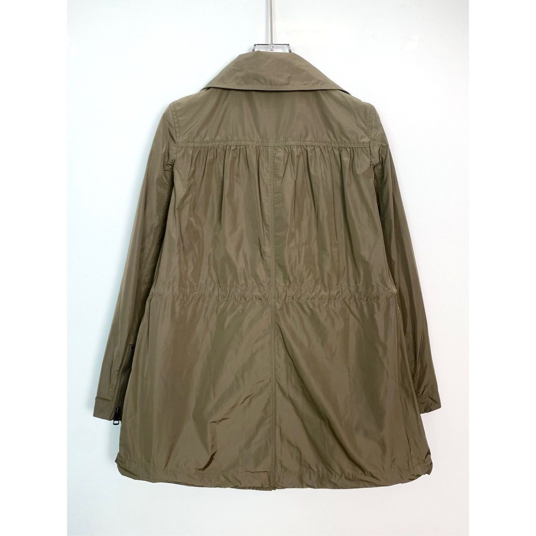 Burberry Burberry Brit Womens Olive Green Lightweight Trench Coat Siz Size XS / US 0-2 / IT 36-38 - 6 Thumbnail