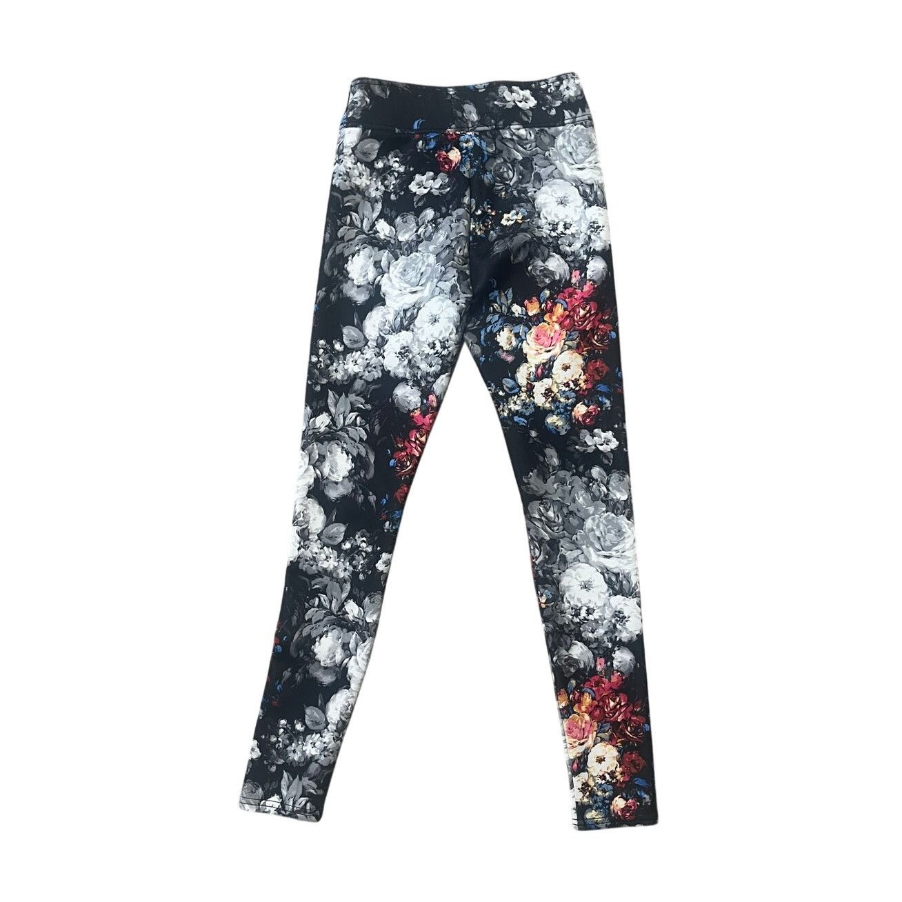 Abercrombie & Fitch Abercrombie & Fitch Floral Neoprene Scuba Leggings XS Size 25" / US 0 / IT 36 - 2 Thumbnail