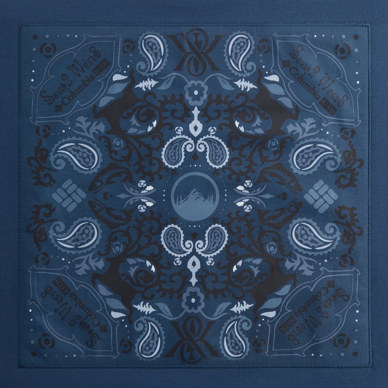 Columbia × Kith PAiSLEY iNDiGO South2 West8 Bandana Nelson Crewneck Sway Size US XL / EU 56 / 4 - 1 Thumbnail