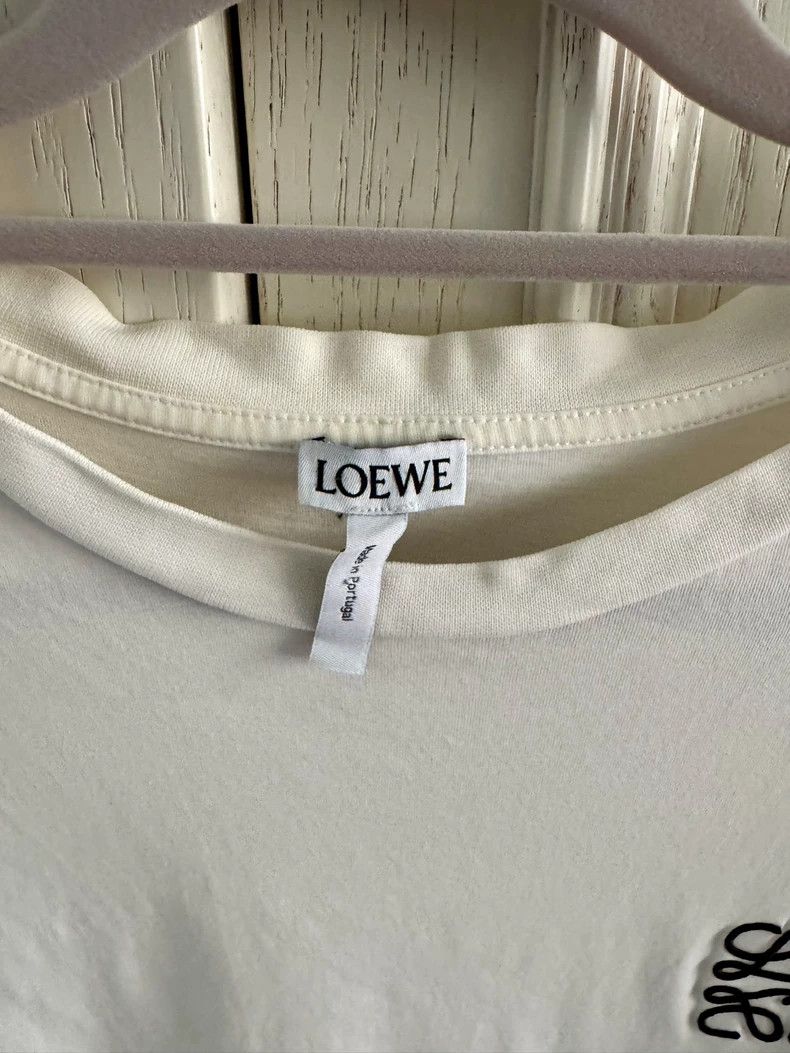 Loewe LOEWE White classic T-shirt Size M / US 6-8 / IT 42-44 - 2 Thumbnail