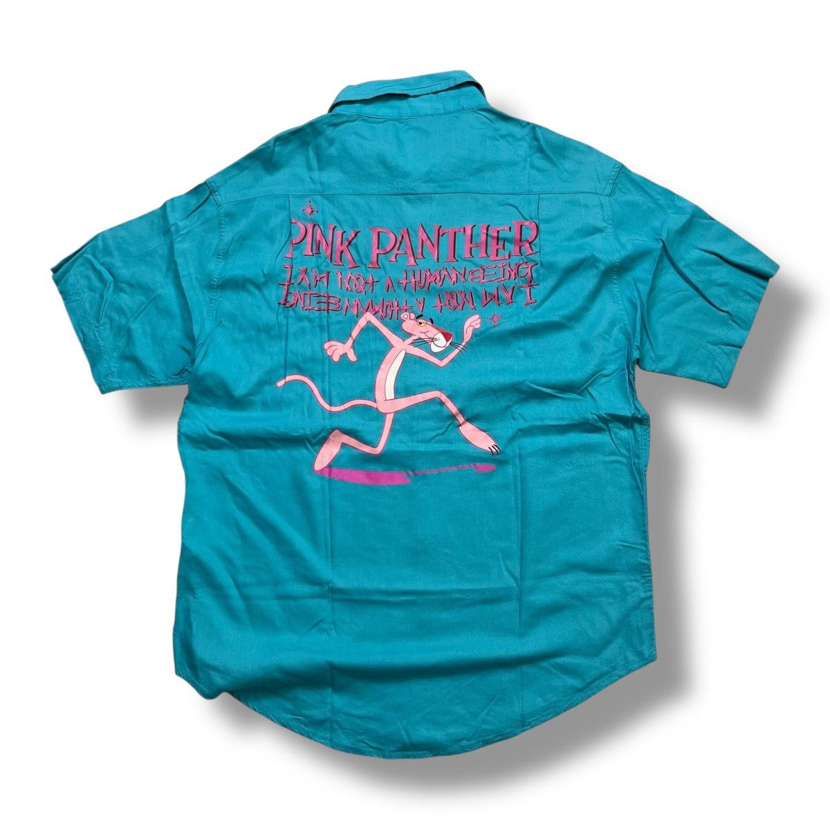 I Am Not A Human Being Pink Panther short sleeve button ups shirt Size US S / EU 44-46 / 1 - 4 Thumbnail