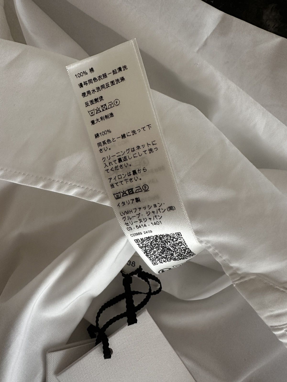 Celine 24SS Loose Shirt White Cotton Poplin Triomphe Sz 38 Size US S / EU 44-46 / 1 - 12 Thumbnail