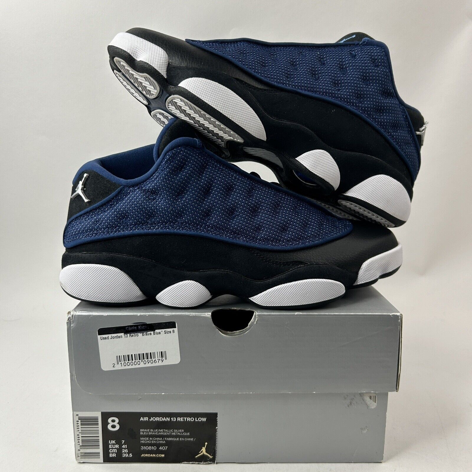 Nike Nike Air Jordan 13 Retro Low “Brave Blue” 2024 Size US 8 / EU 41 - 1 Thumbnail