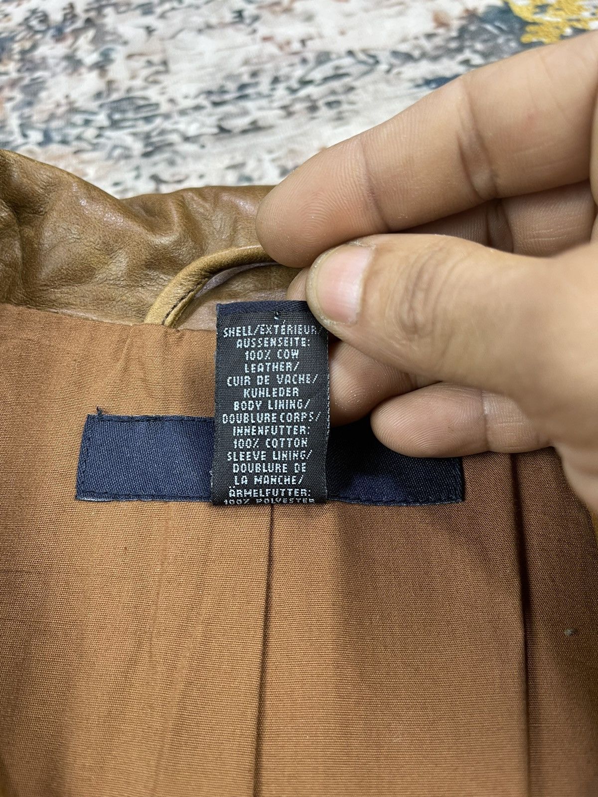 Gap Y2k🔥Vintage GAP Cowhide Four Pocket Leather Jacket Size US M / EU 48-50 / 2 - 16 Thumbnail